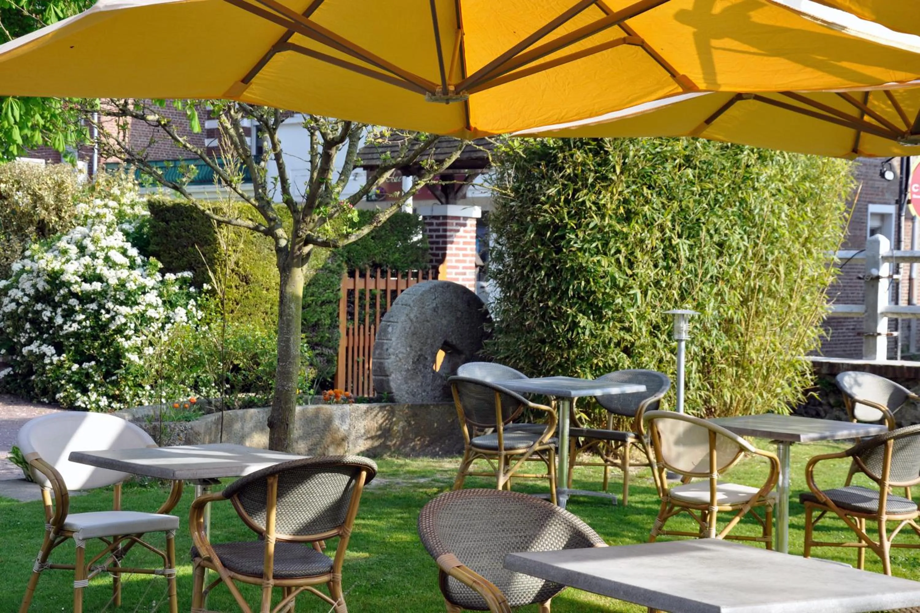 Balcony/Terrace in Hostellerie et SPA de la Vieille Ferme