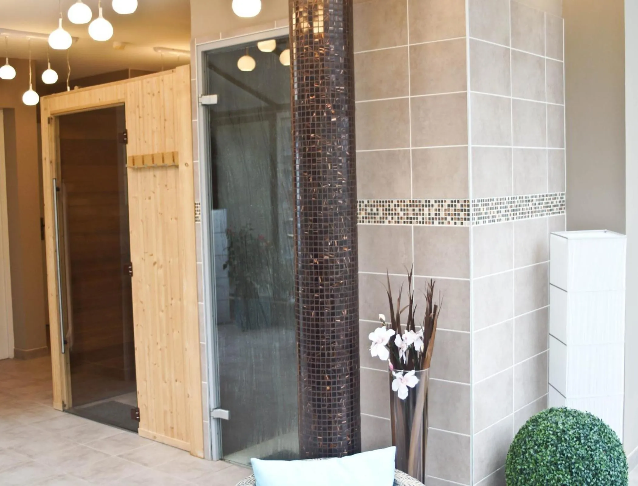 Spa and wellness centre/facilities in Hostellerie et SPA de la Vieille Ferme