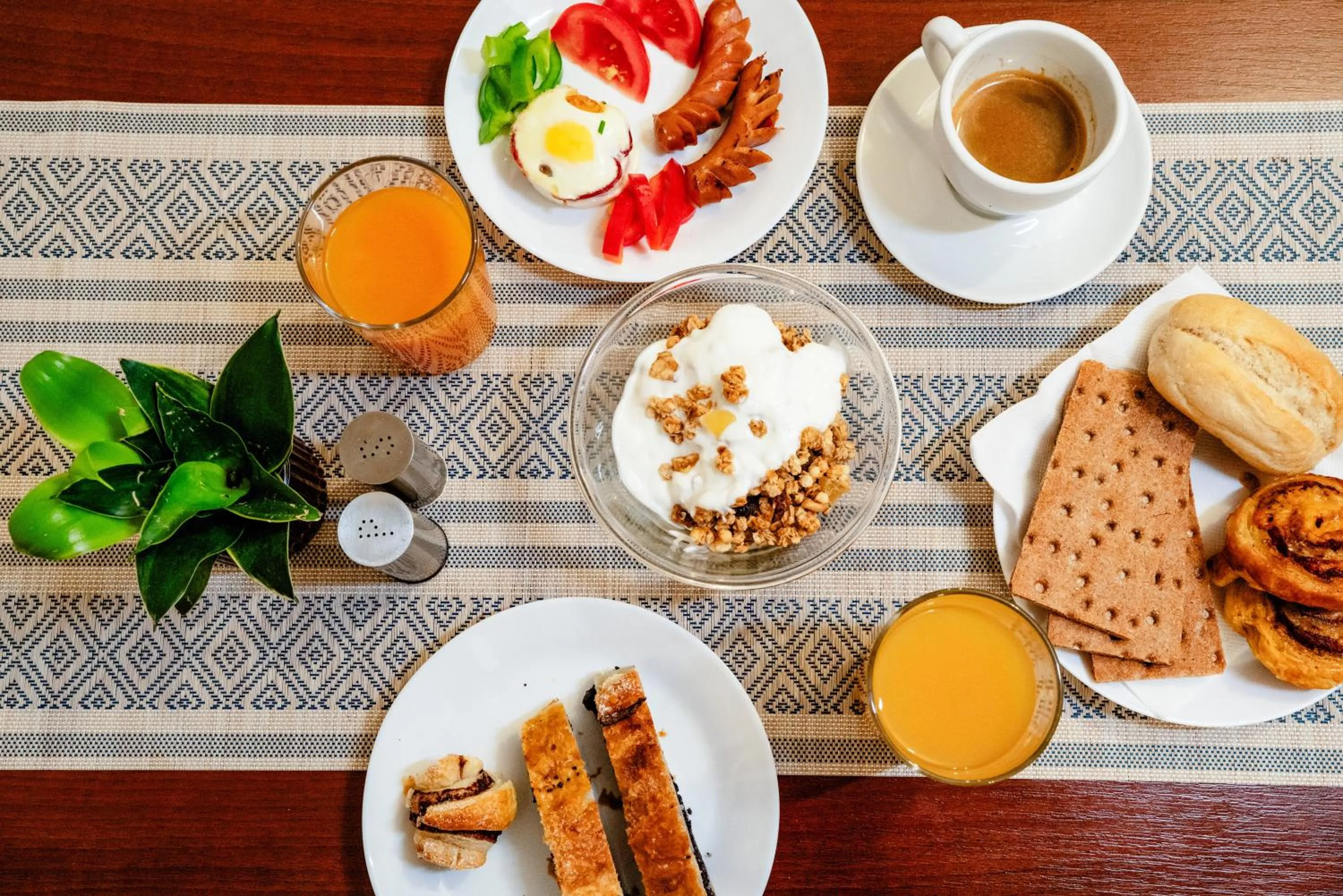 Buffet breakfast in BlueBell Hotel