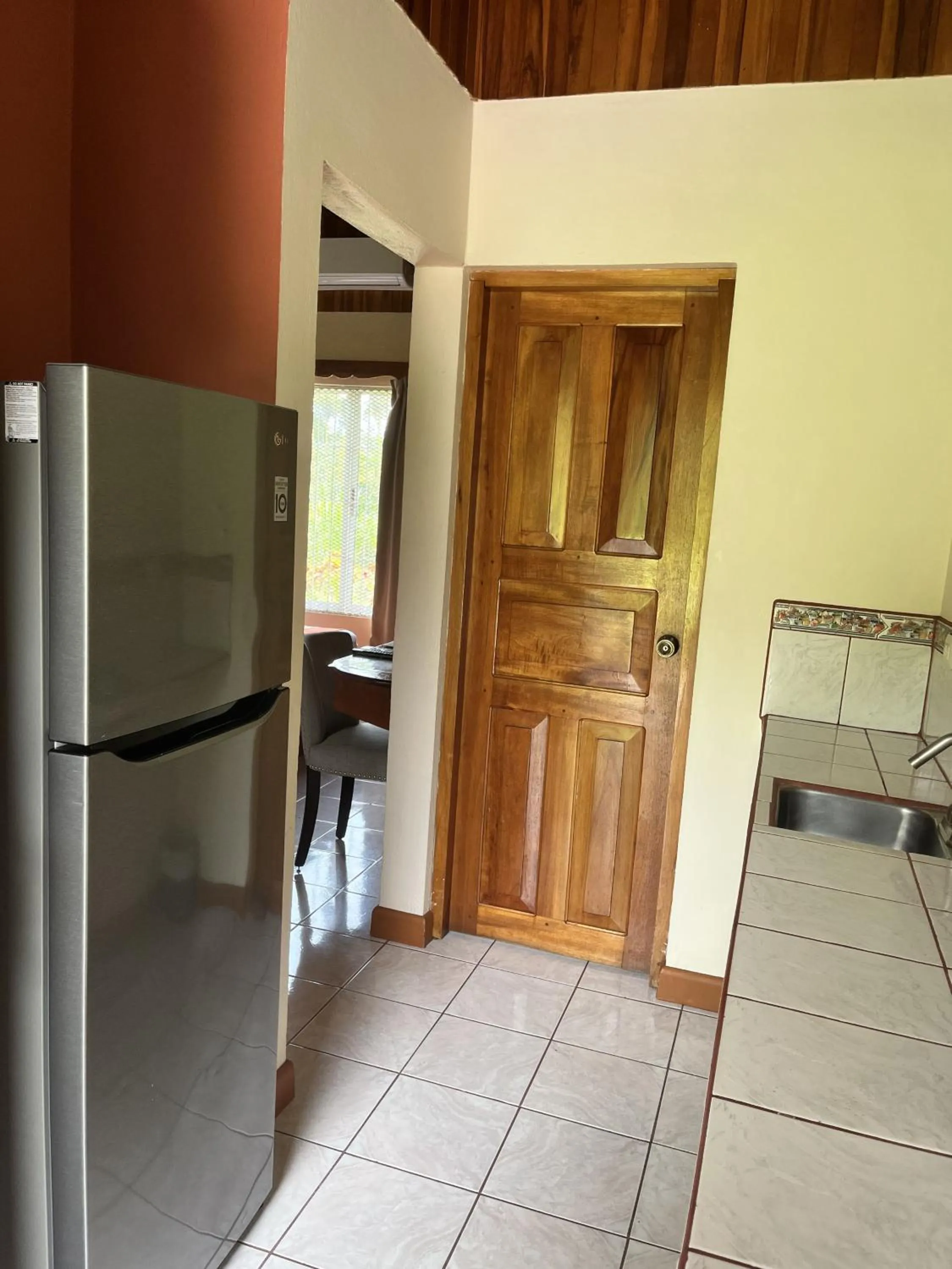 Kitchen or kitchenette in Hotel Villas Vilma