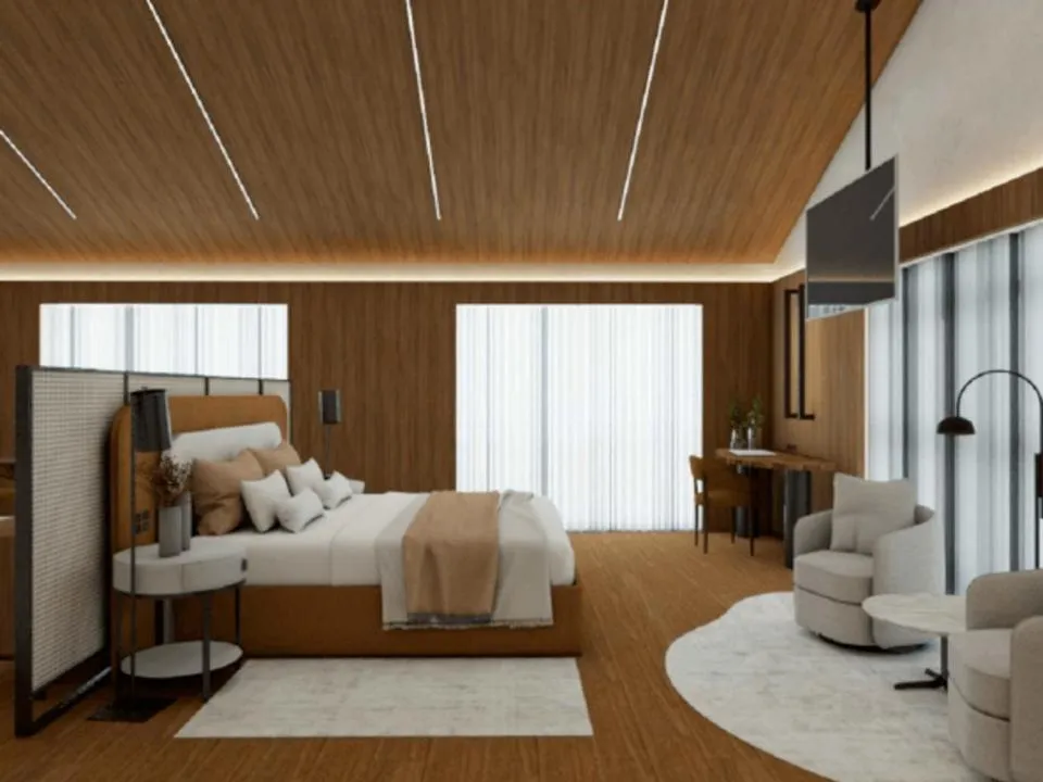 Bed in Fazzenda Park Resort