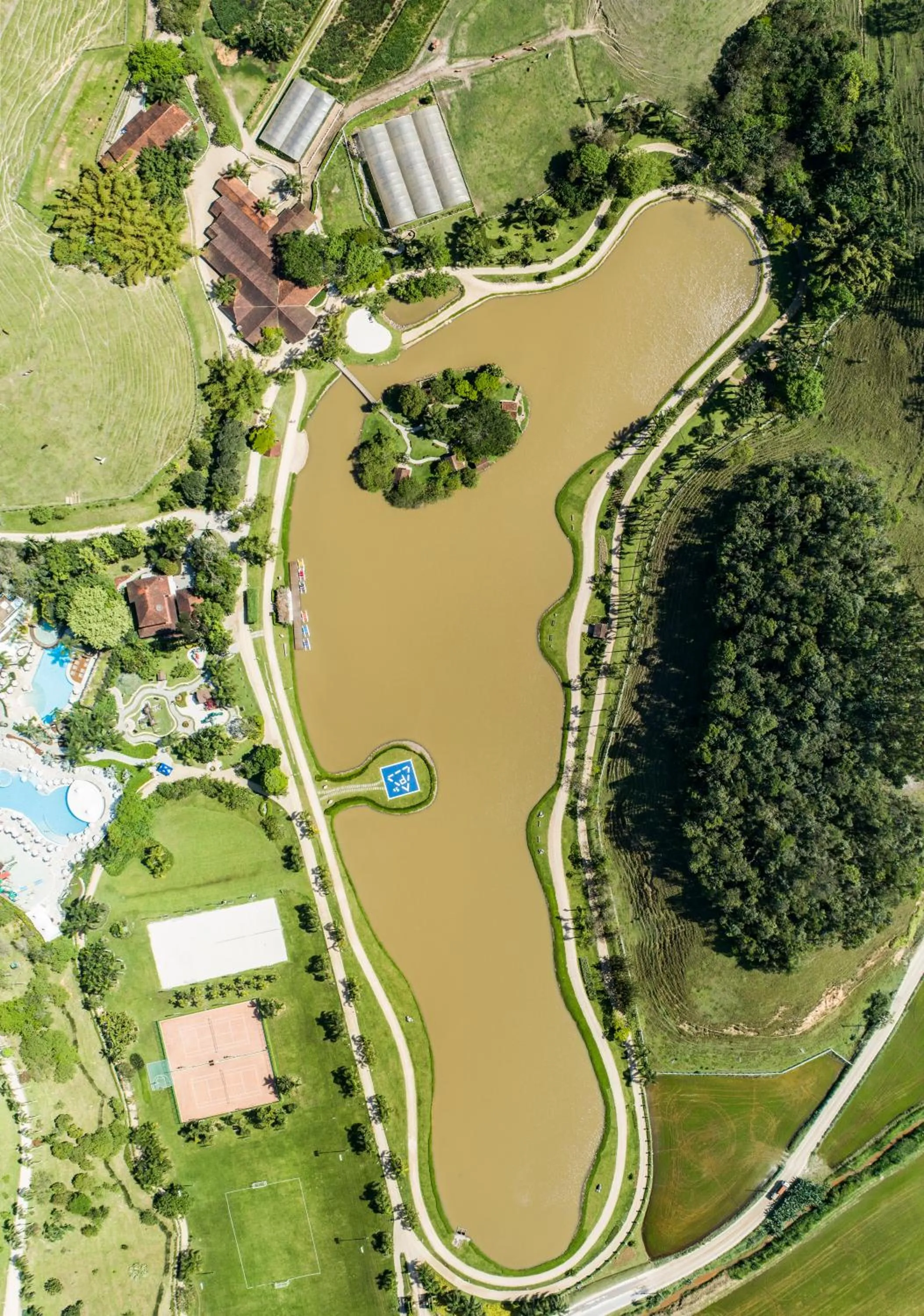 Lake view in Fazzenda Park Resort