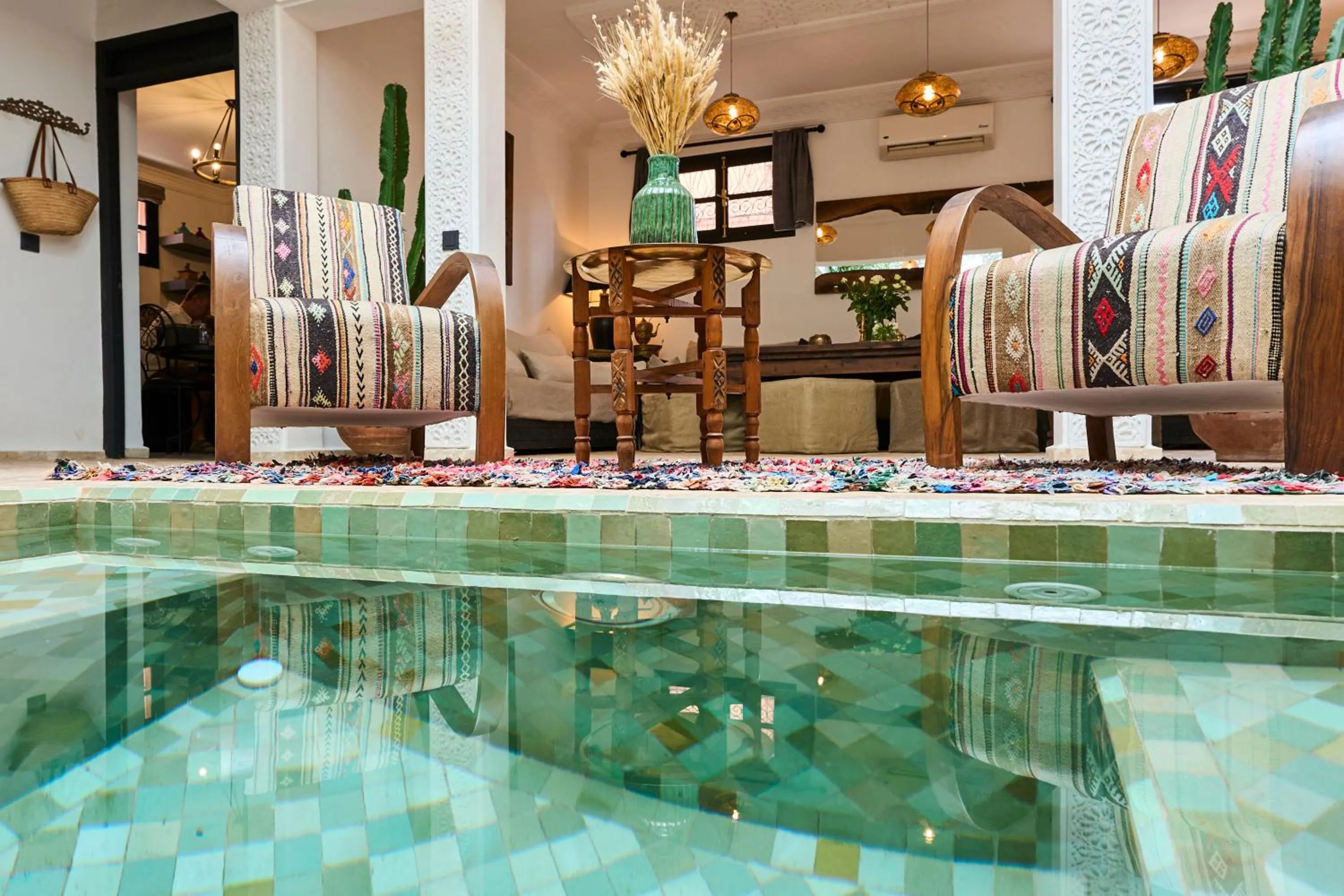 Swimming pool in Riad Miloud en exclusivité 10 P au cœur de la Médina