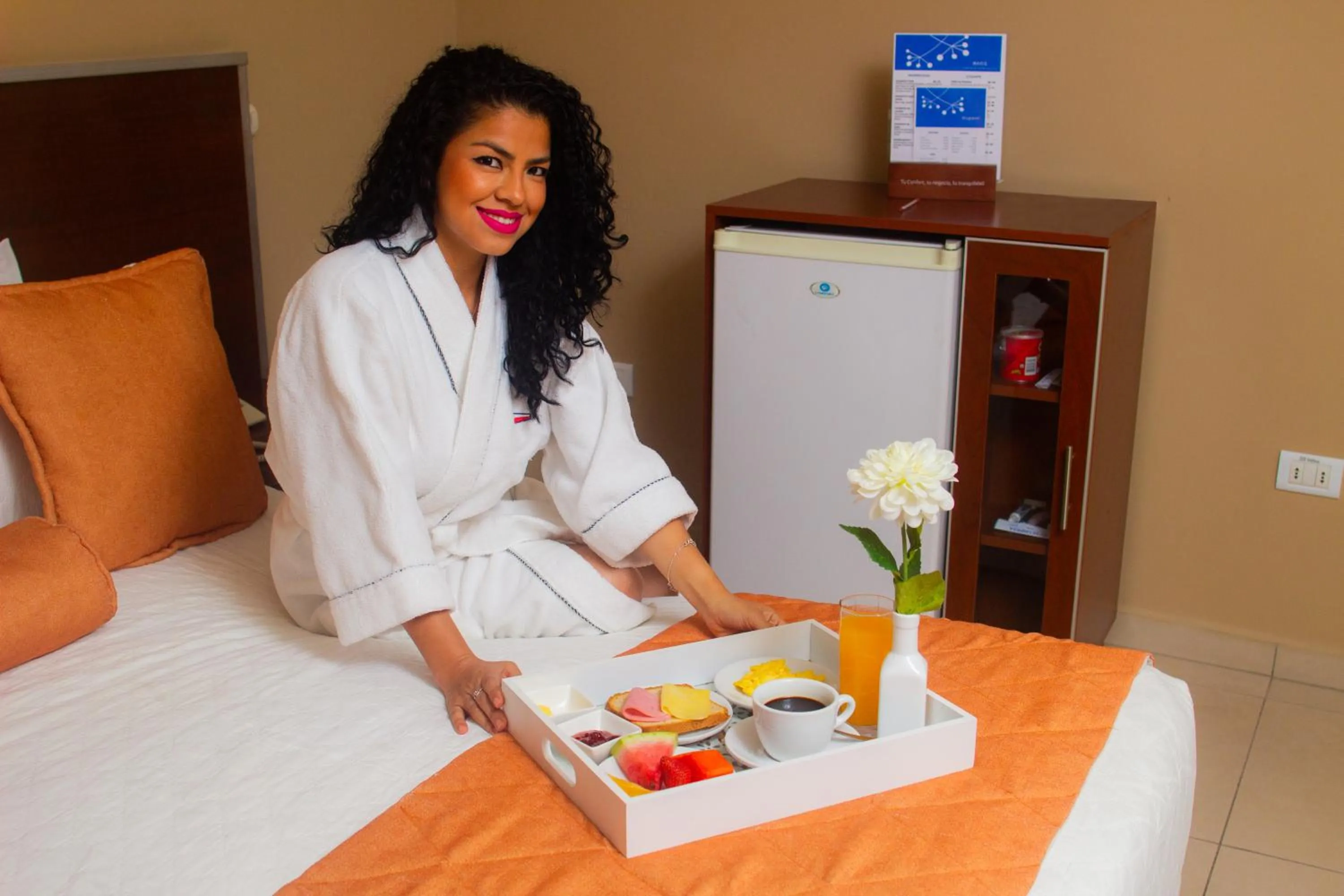 Bed in Torre Hotel Ejecutivo