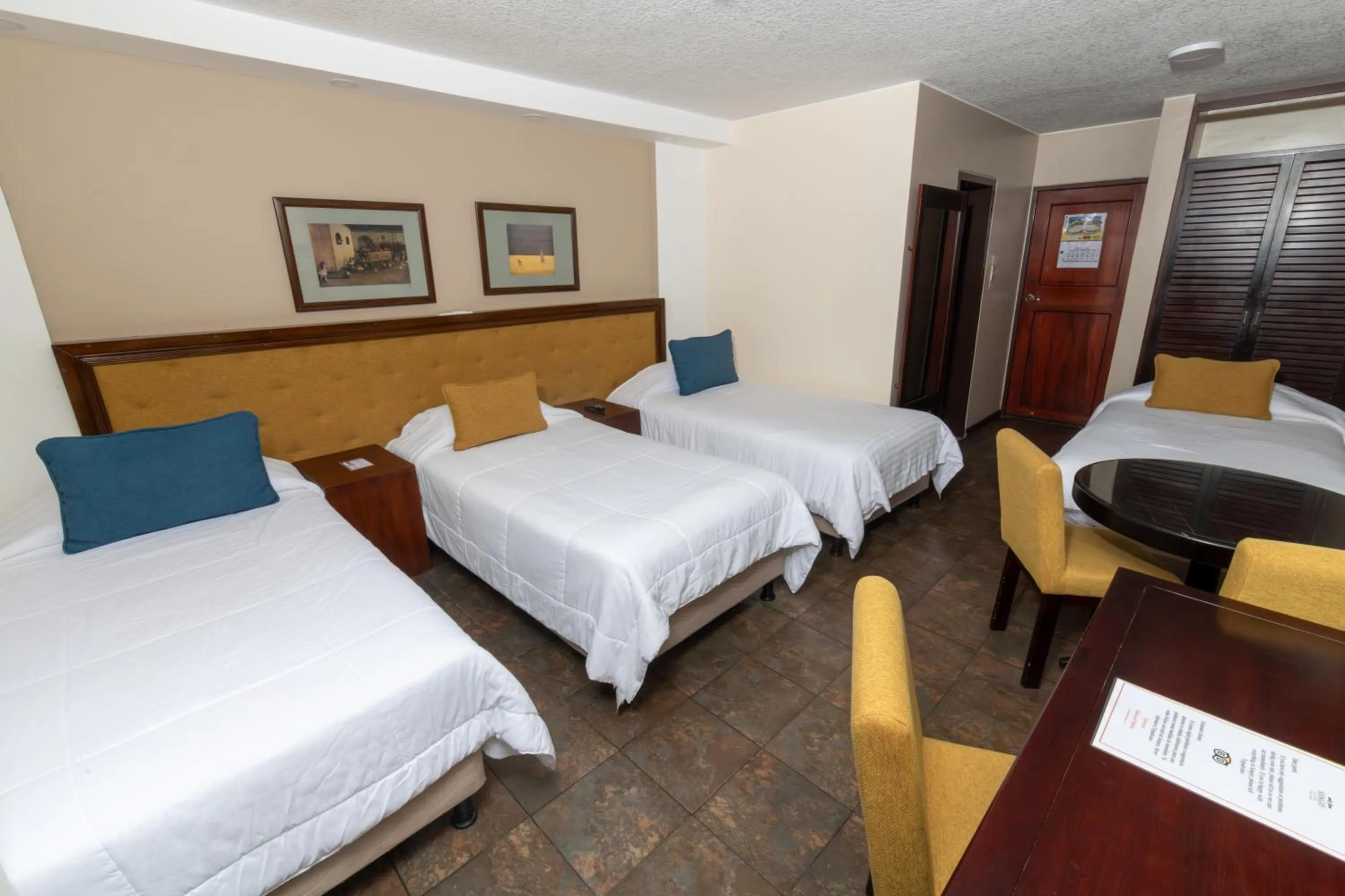 Bed in Sangay Spa Hotel