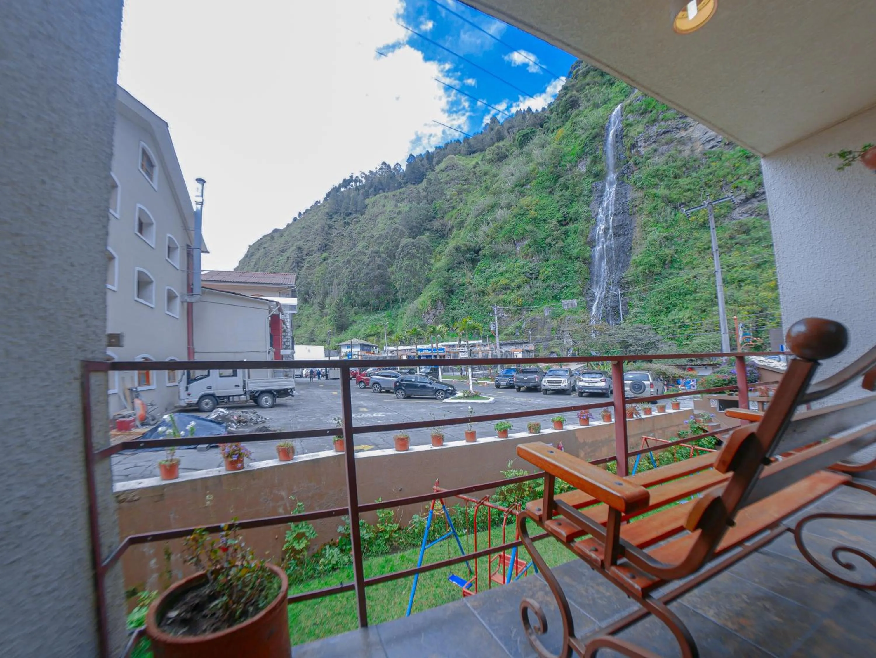 Balcony/Terrace in Sangay Spa Hotel
