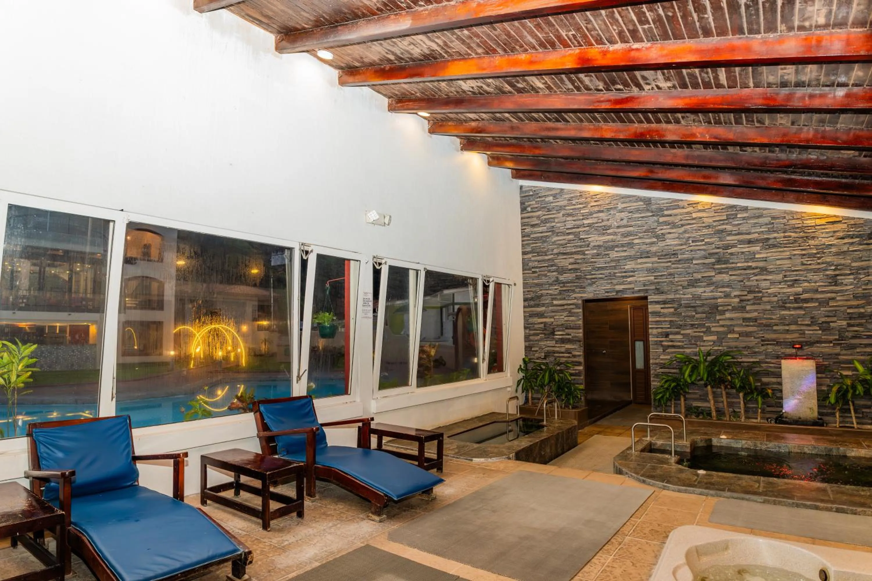 Pool view in Sangay Spa Hotel