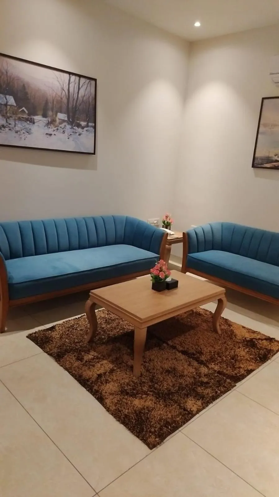 Seating area in Rudra Shelter Business Hotel