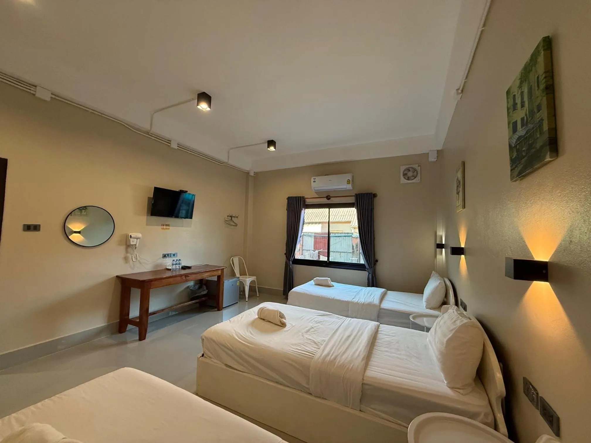 Bed in Phaythavone Hotel