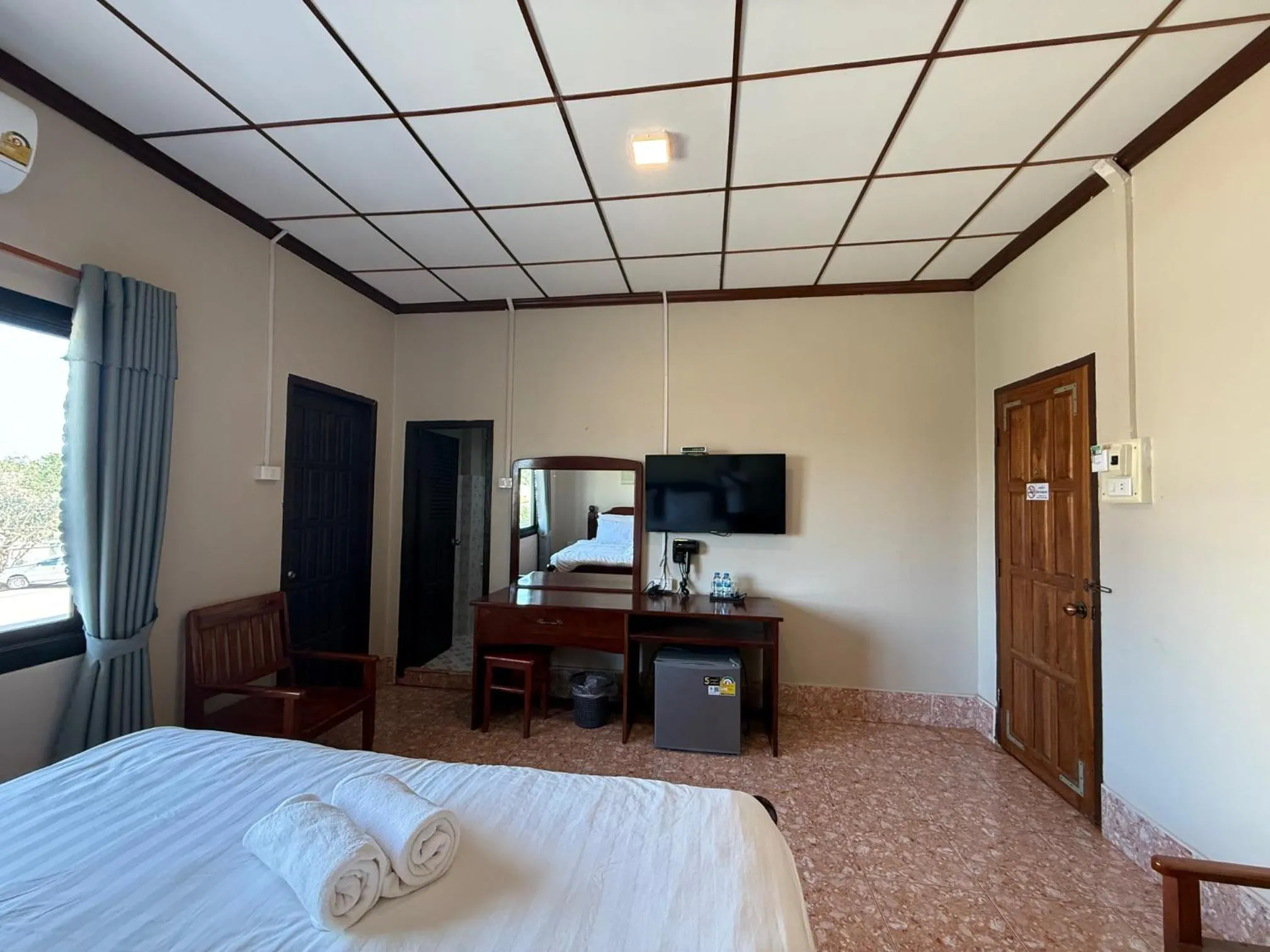 Bed in Phaythavone Hotel