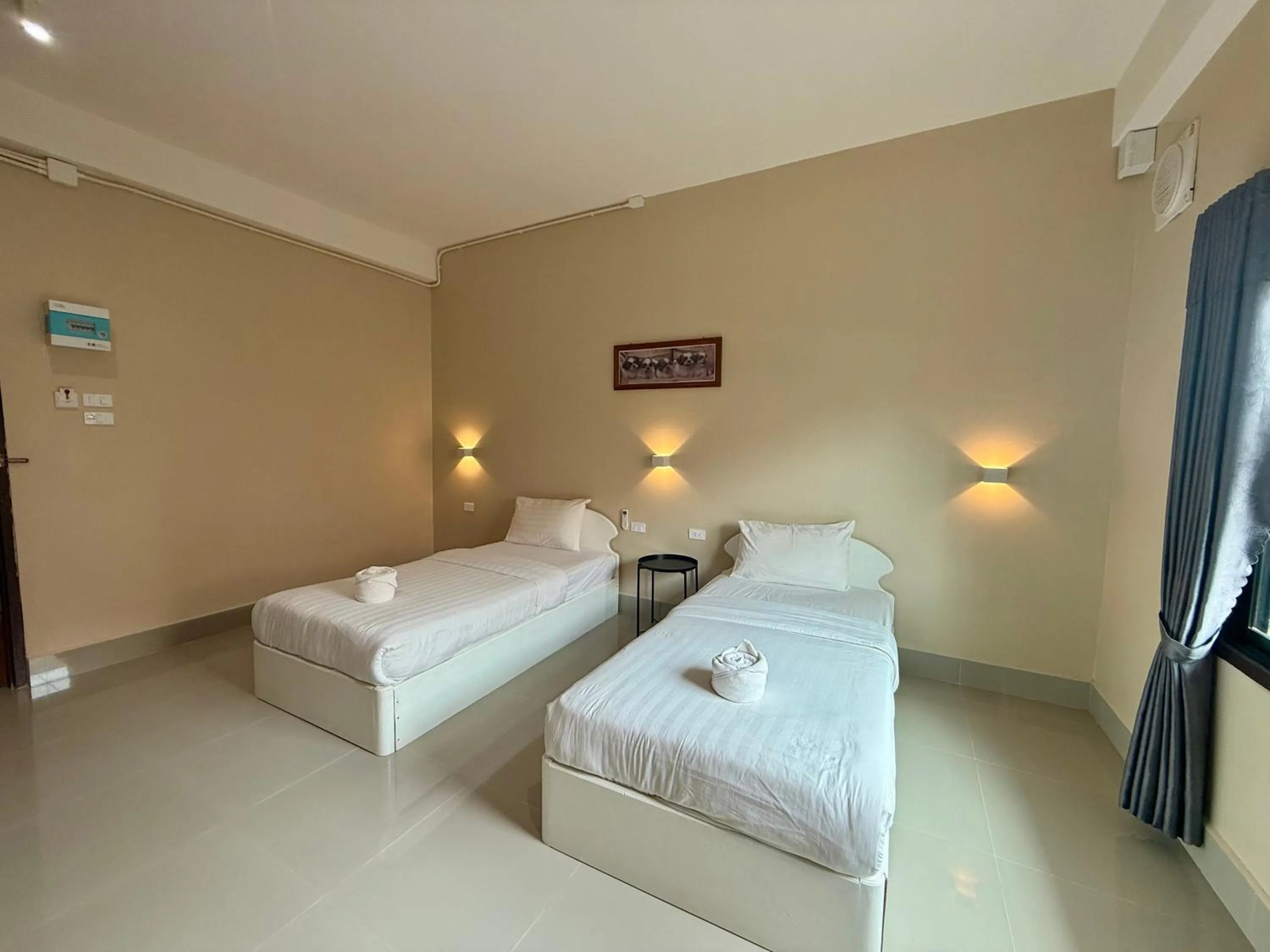 Bed in Phaythavone Hotel