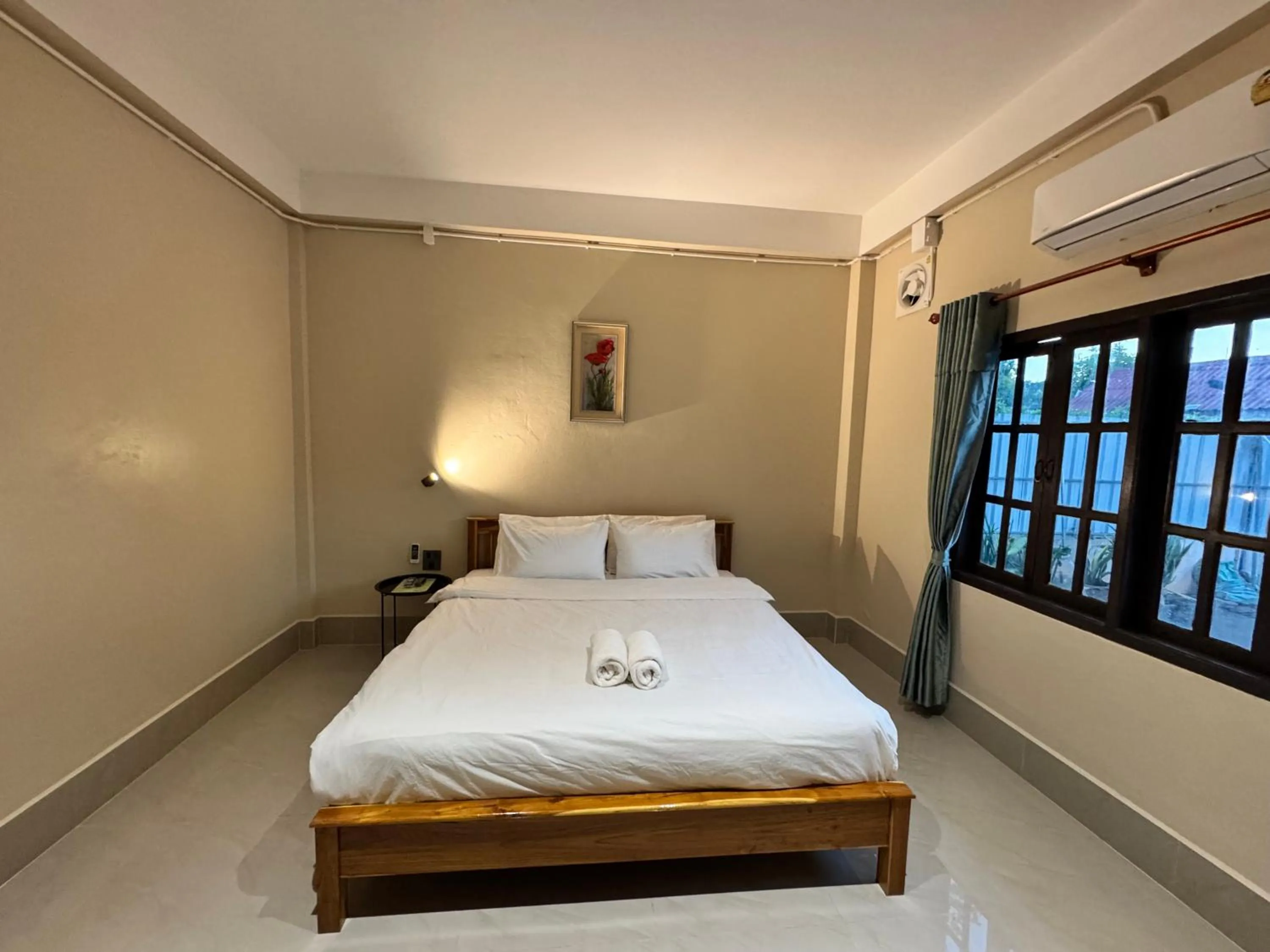 Bed in Phaythavone Hotel