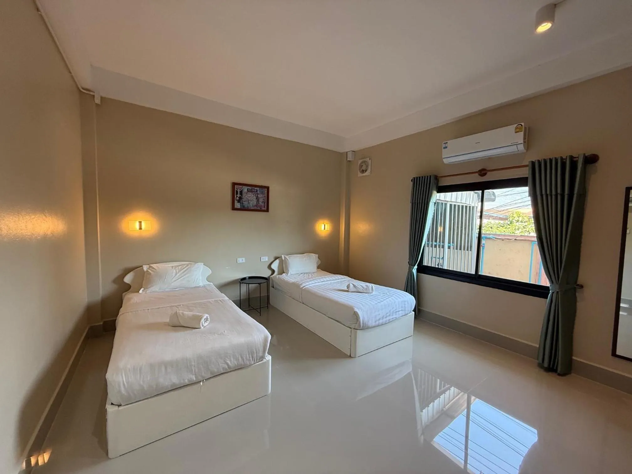 Bed in Phaythavone Hotel