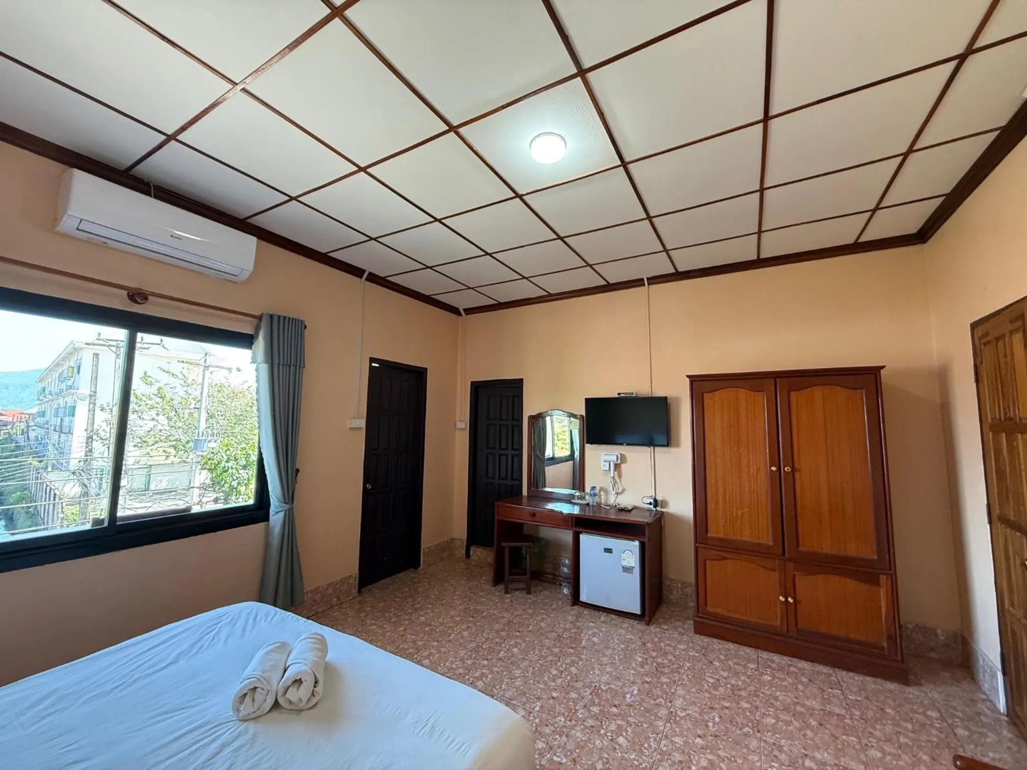 Bed in Phaythavone Hotel