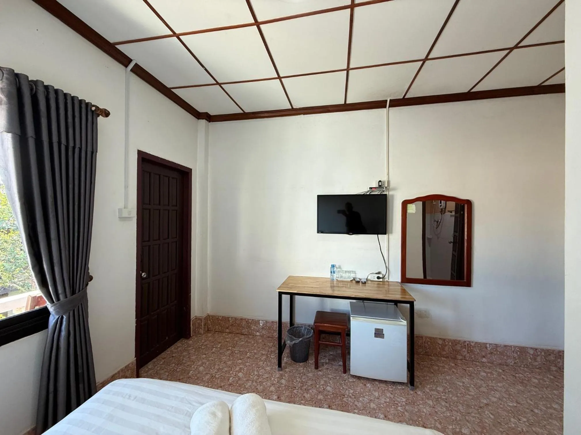 Bed in Phaythavone Hotel