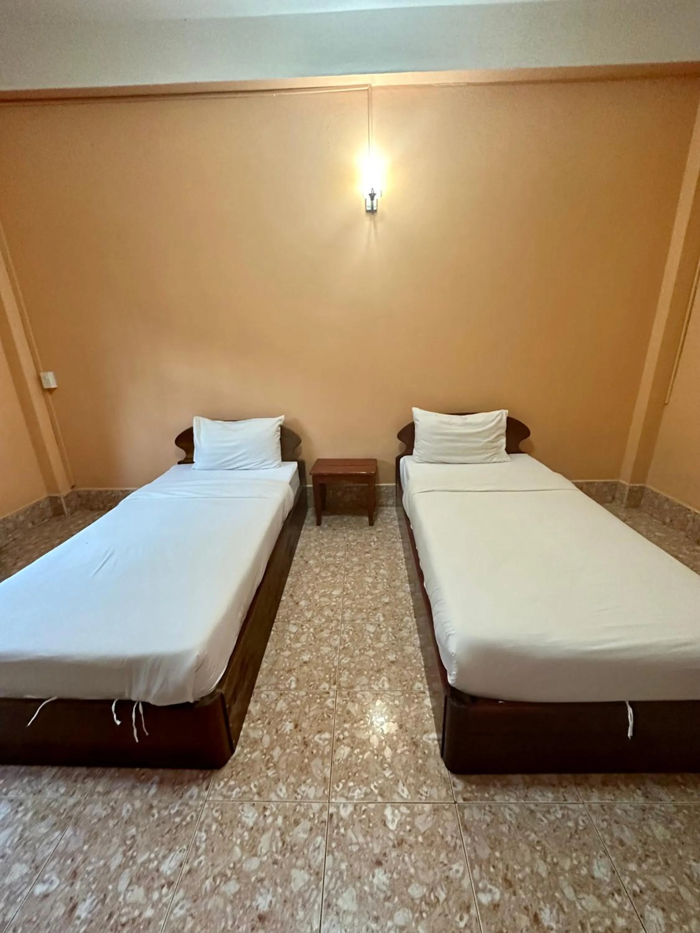 Bed in Phaythavone Hotel