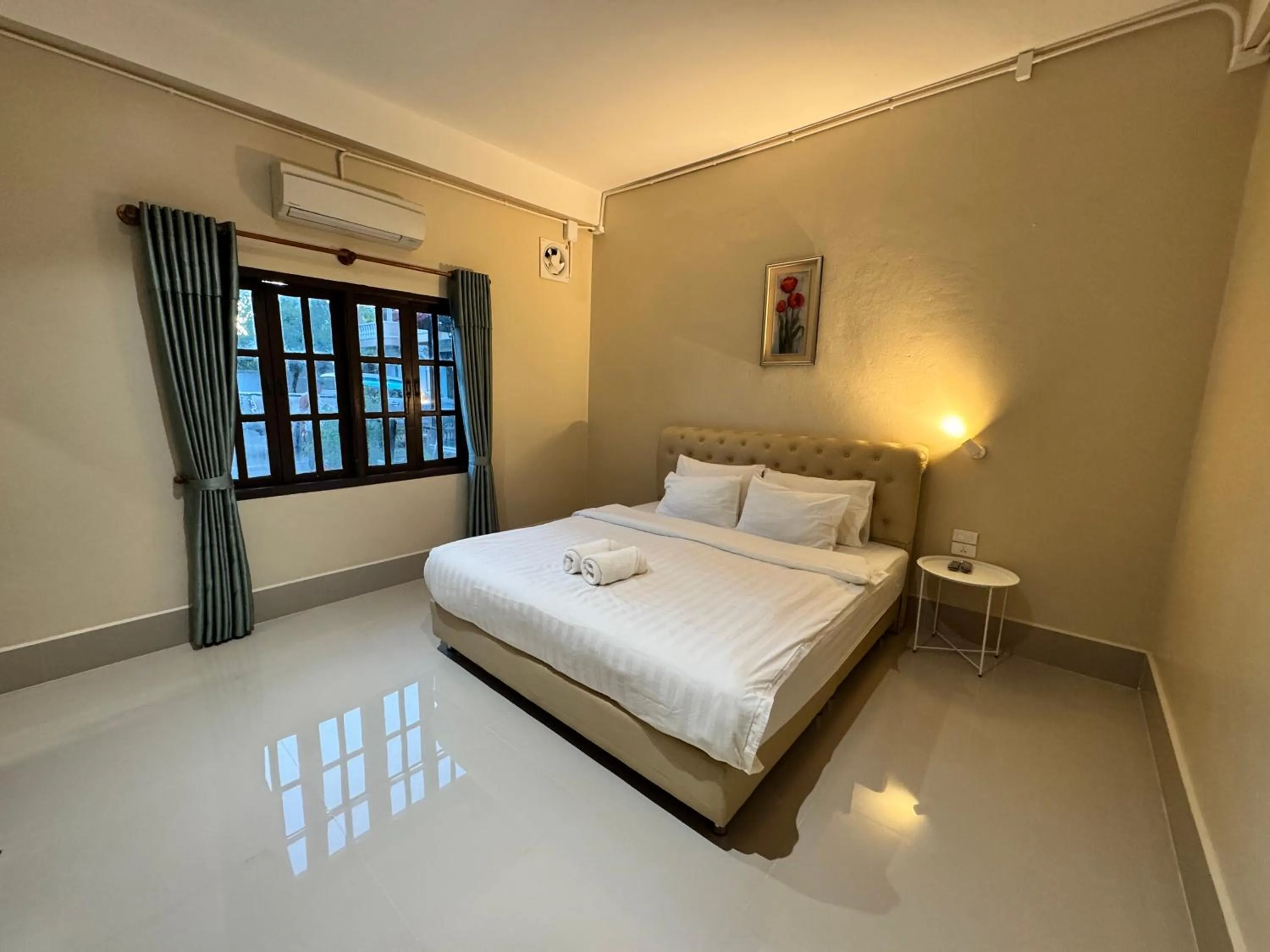 Bed in Phaythavone Hotel