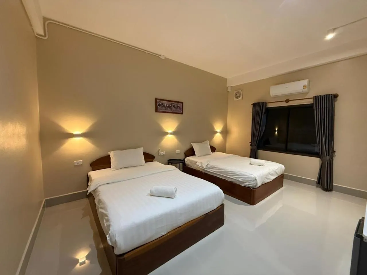 Bed in Phaythavone Hotel