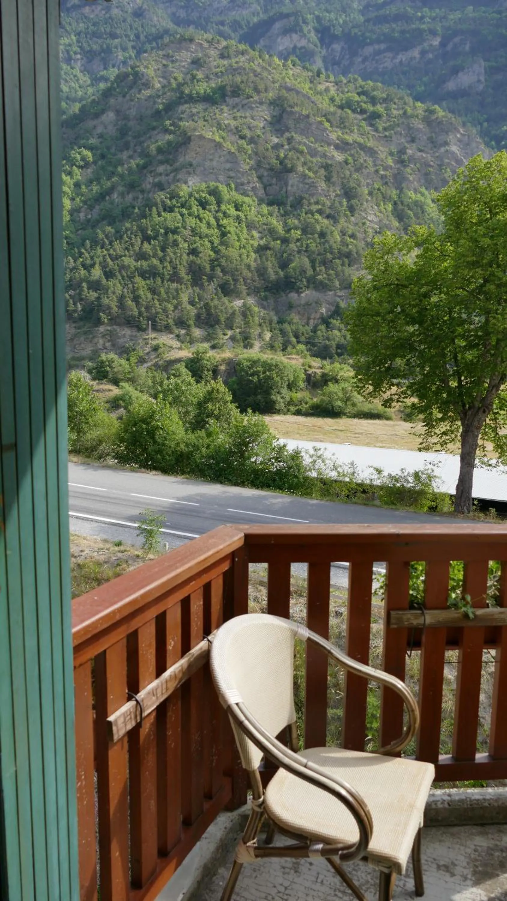 Balcony/Terrace in Hotel-Restaurant La Lauzétane