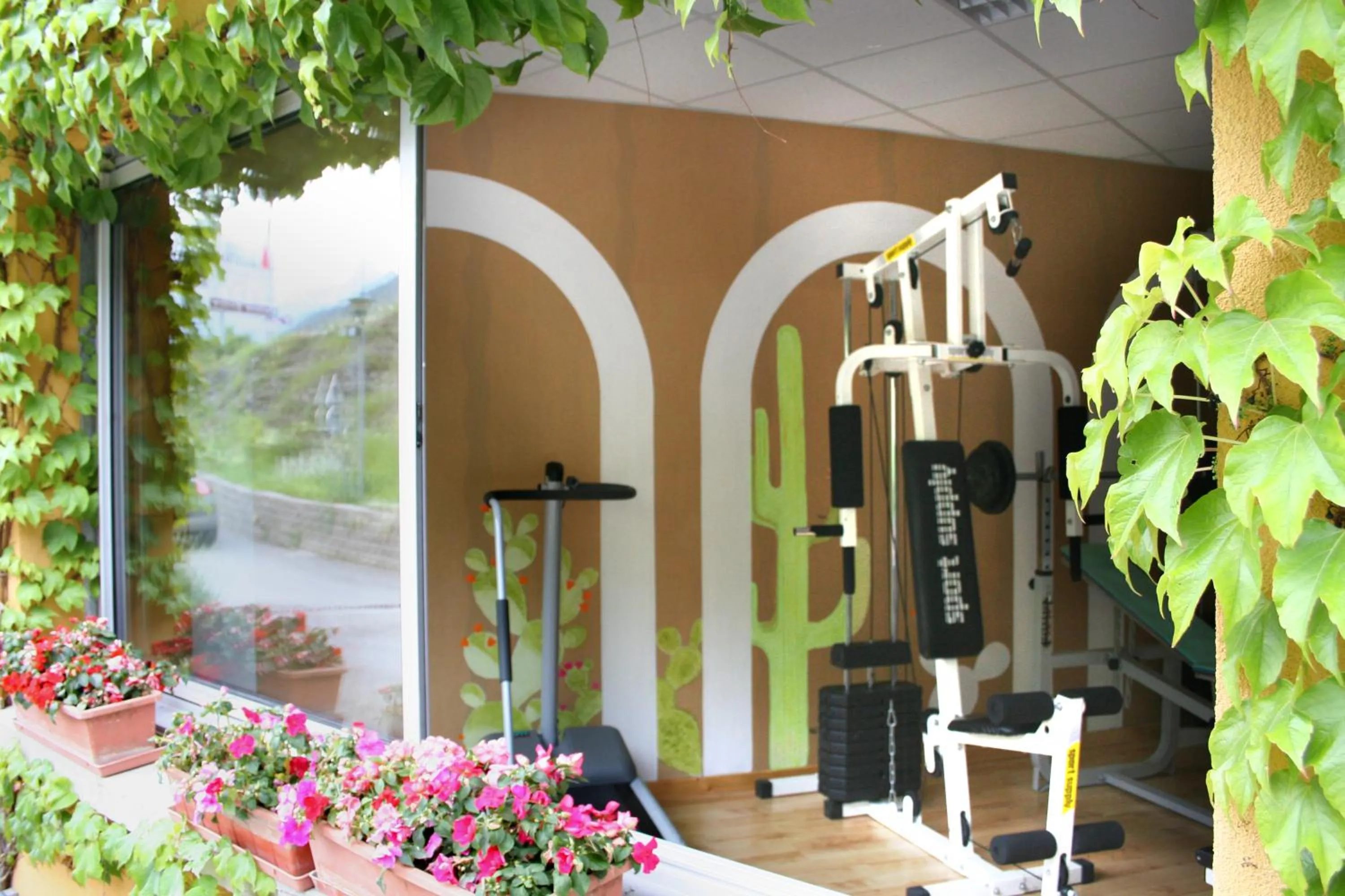 Fitness centre/facilities in Hotel-Restaurant La Lauzétane