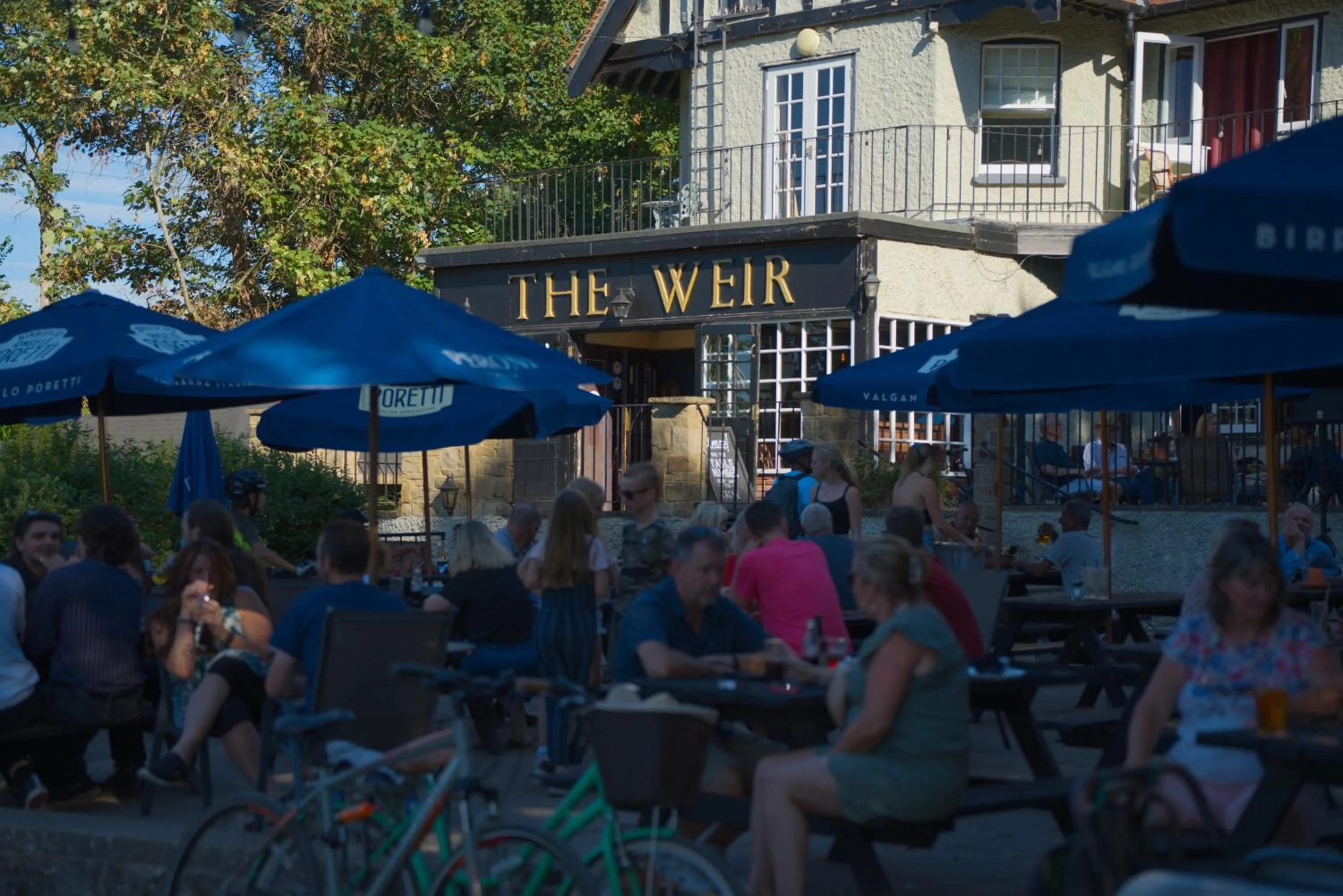 Patio in The Weir Hotel