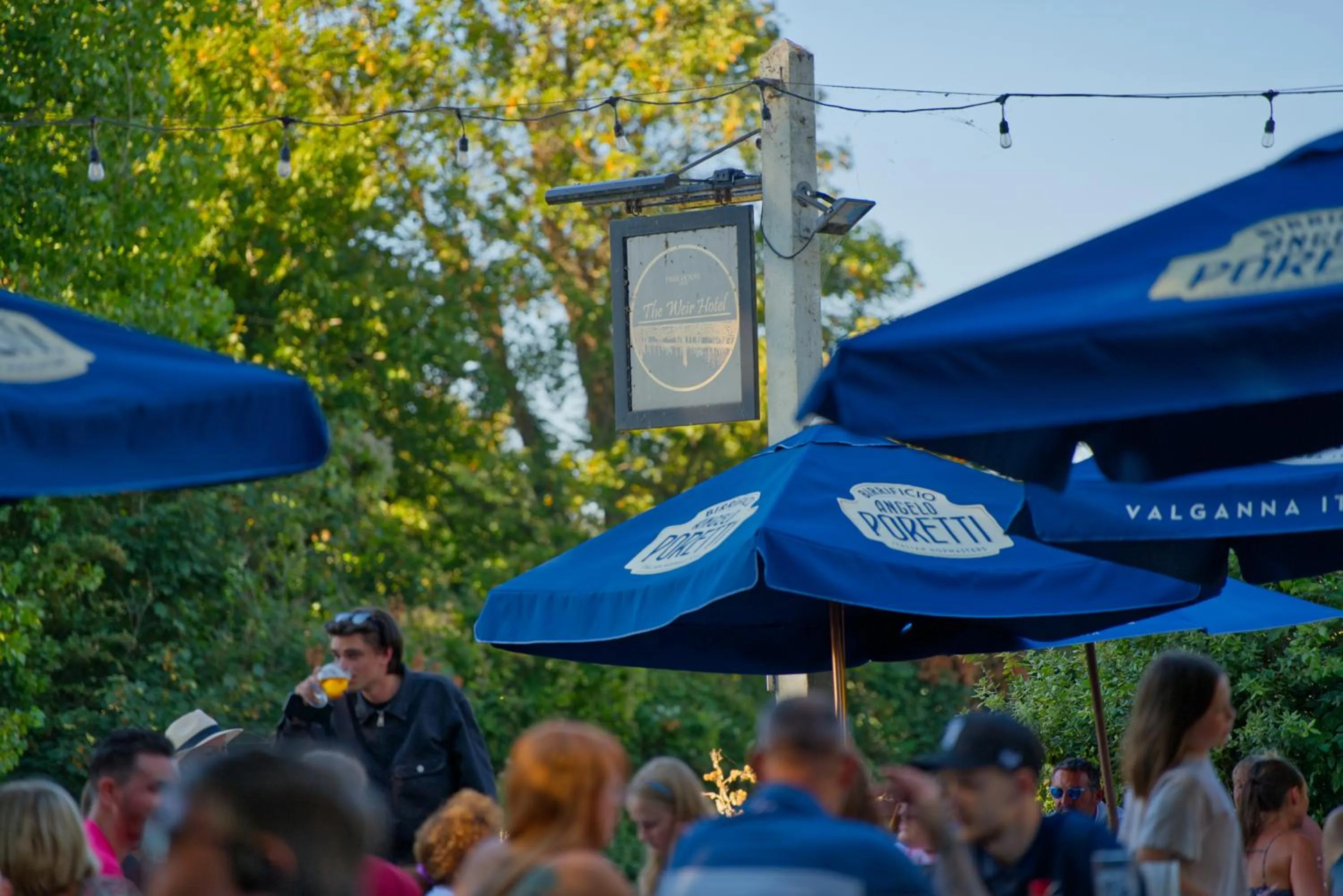 Patio in The Weir Hotel