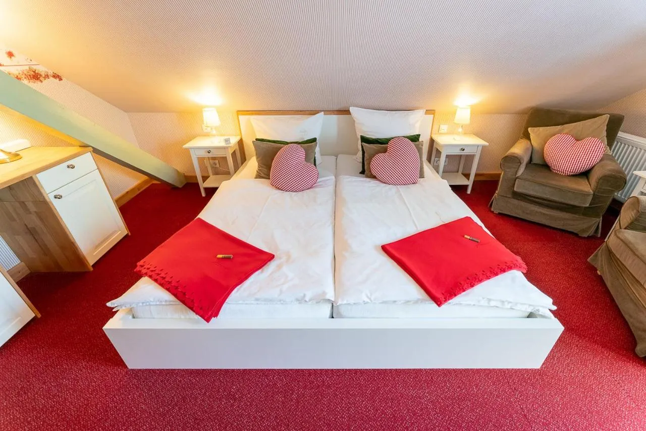 Photo of the whole room, Bed in SaarlandTraum Weihermühle