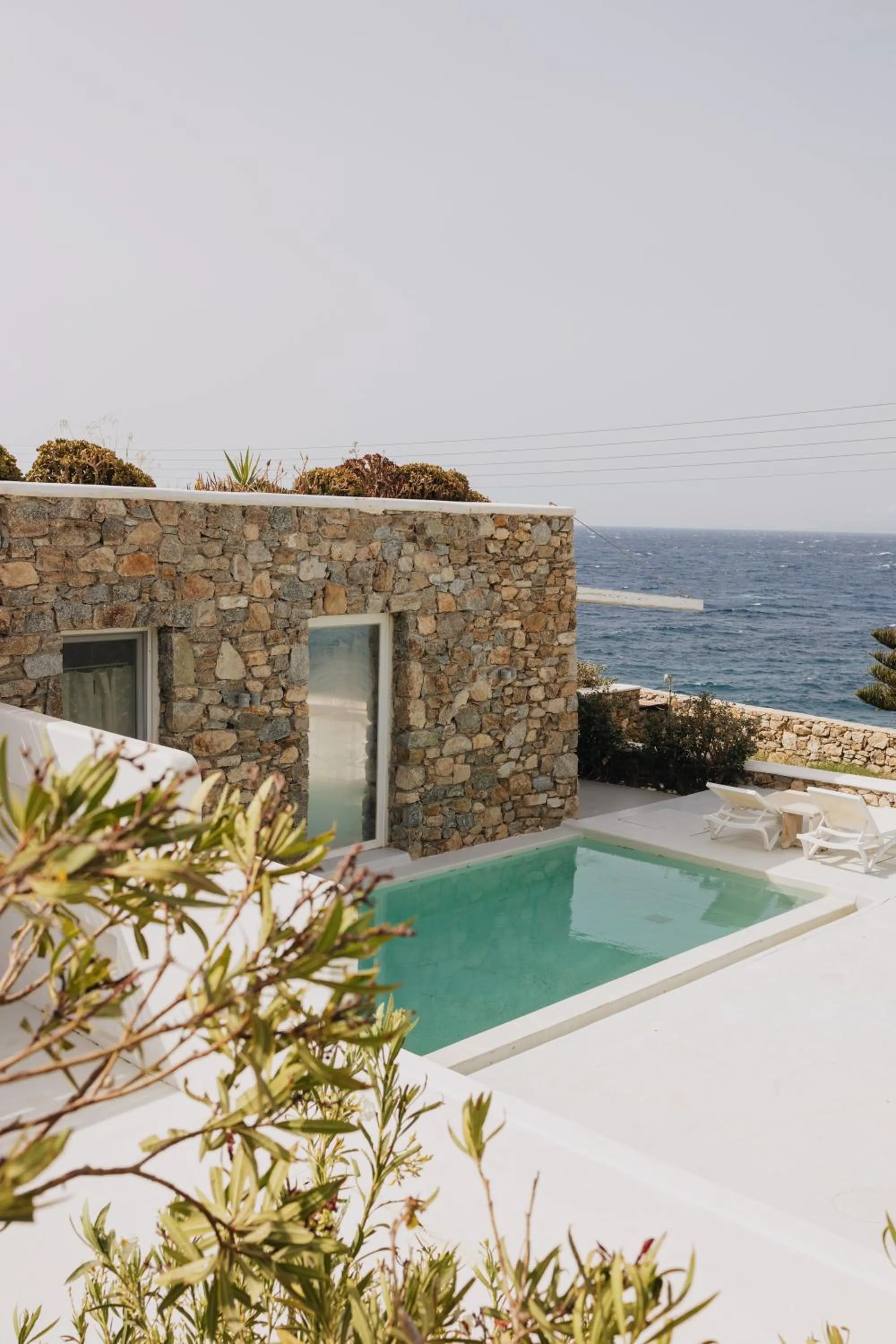 Swimming pool in Mykonos Pantheon