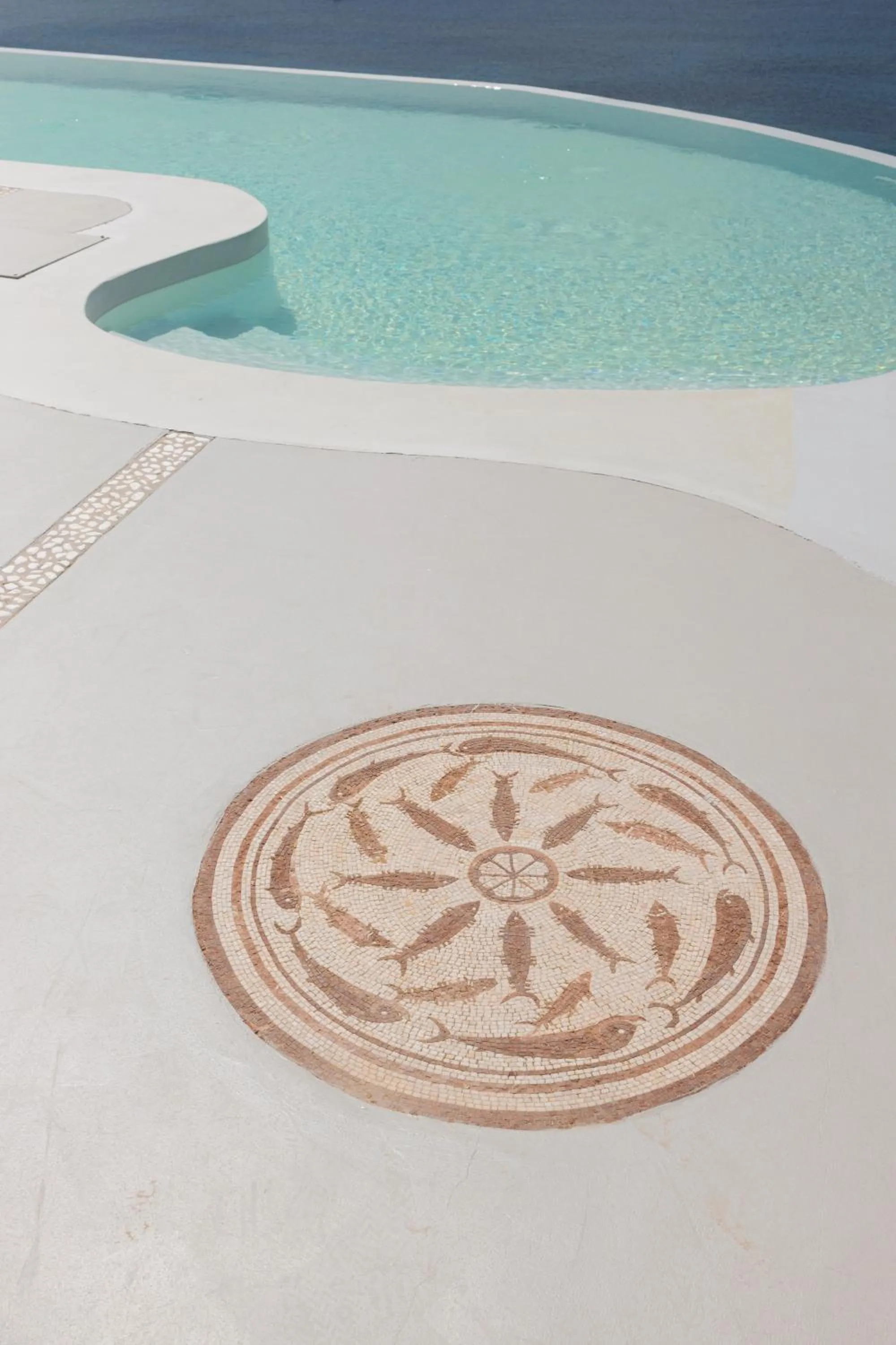 Swimming pool in Mykonos Pantheon