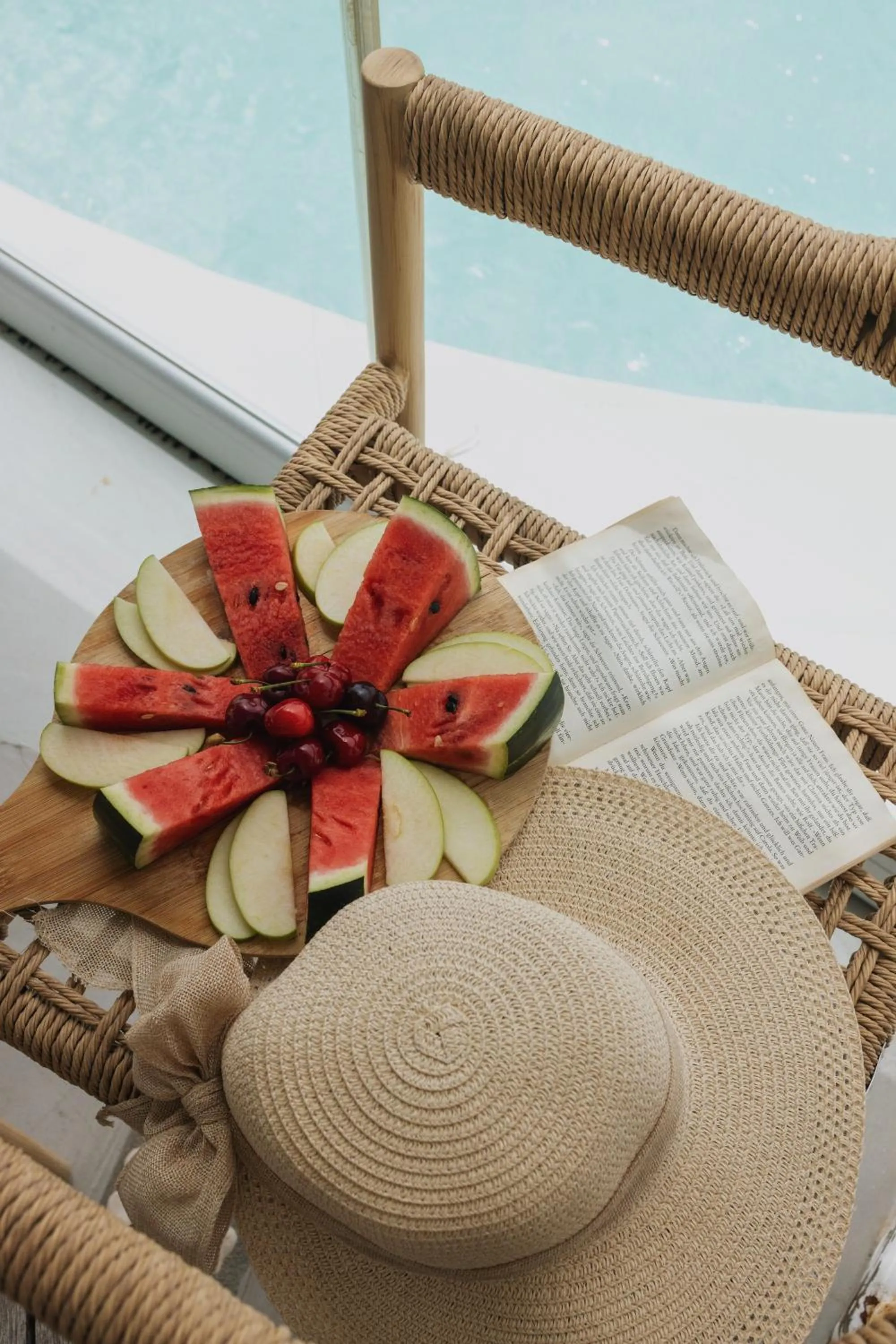 Swimming pool in Mykonos Pantheon
