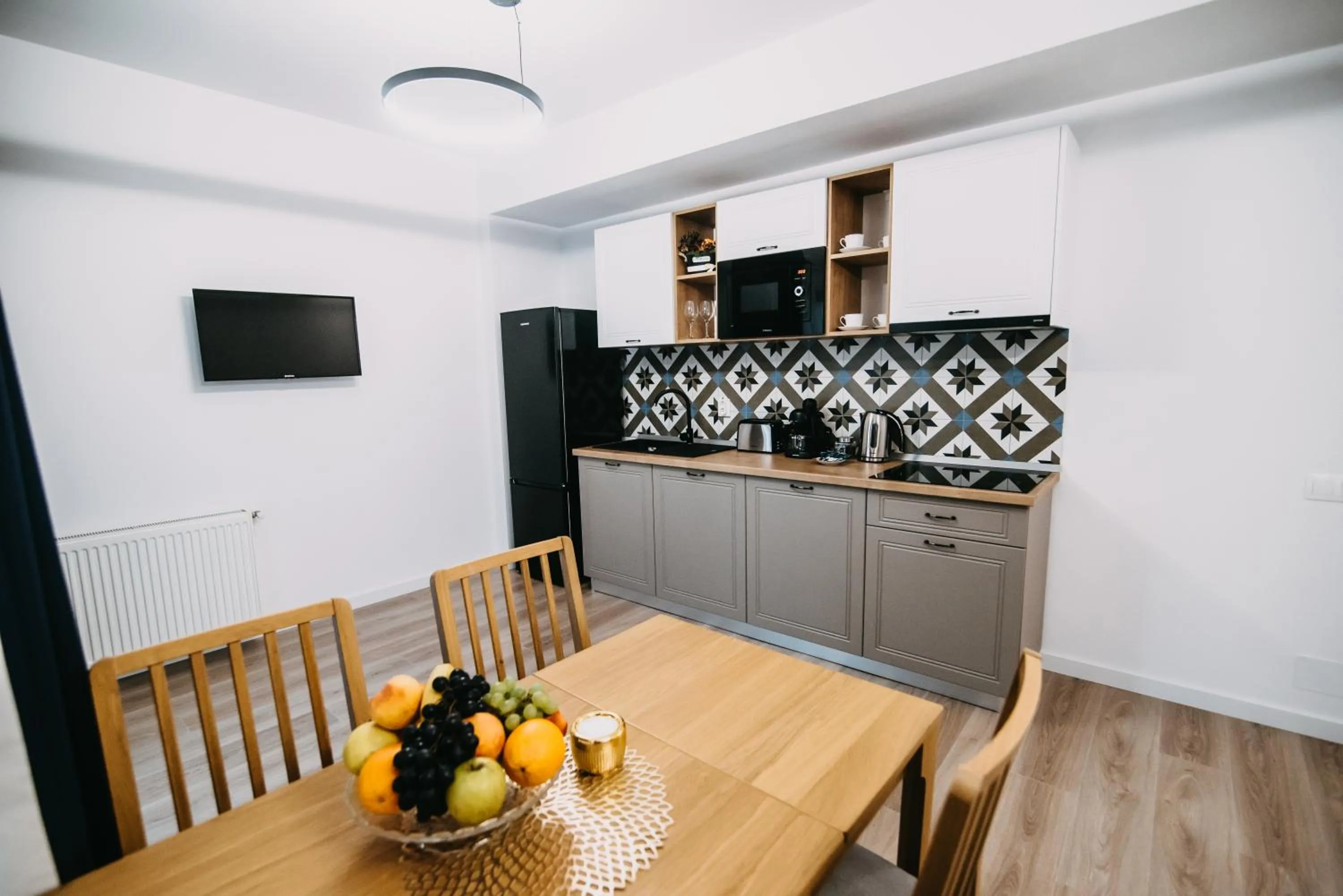 Kitchen or kitchenette in Gaudi Accommodation