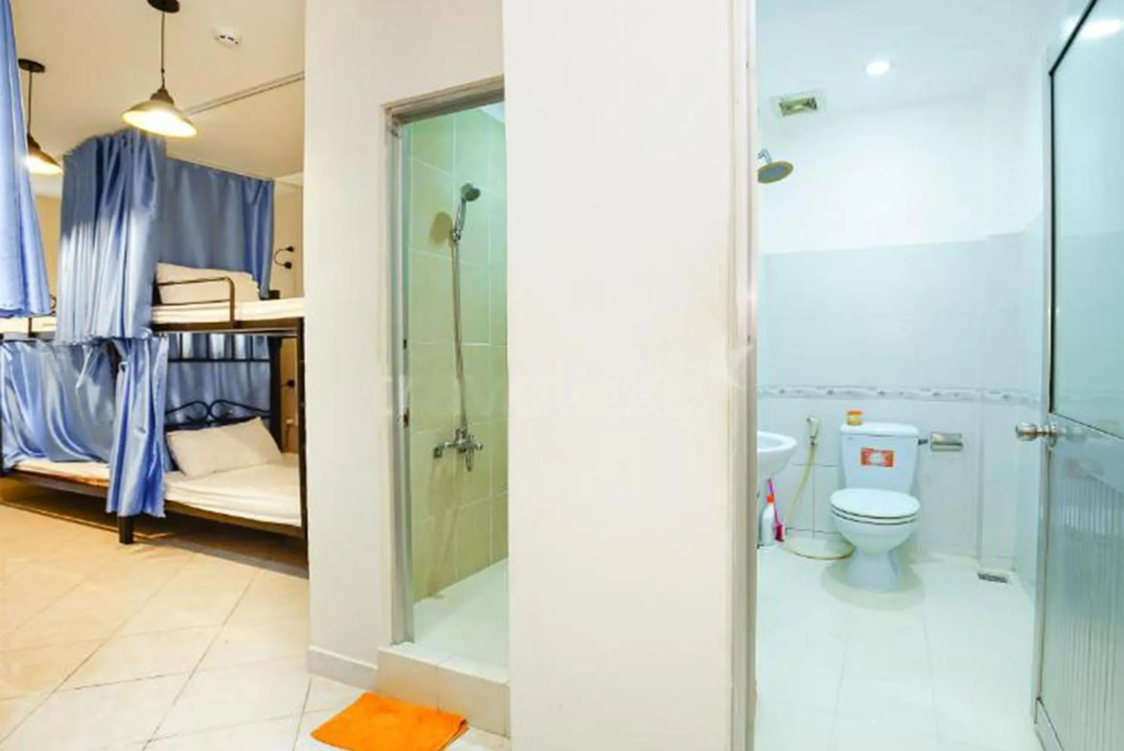 Toilet, Bed in Violet Star Hotel and Spa