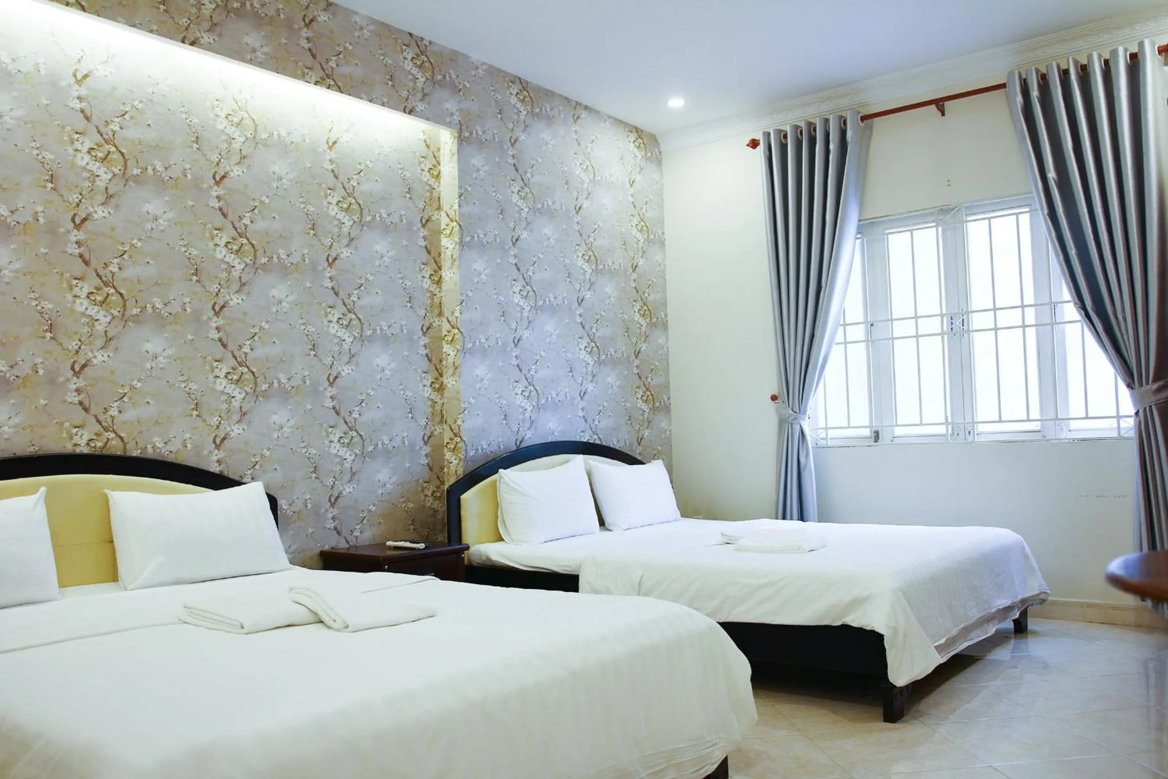 Bed in Violet Star Hotel and Spa