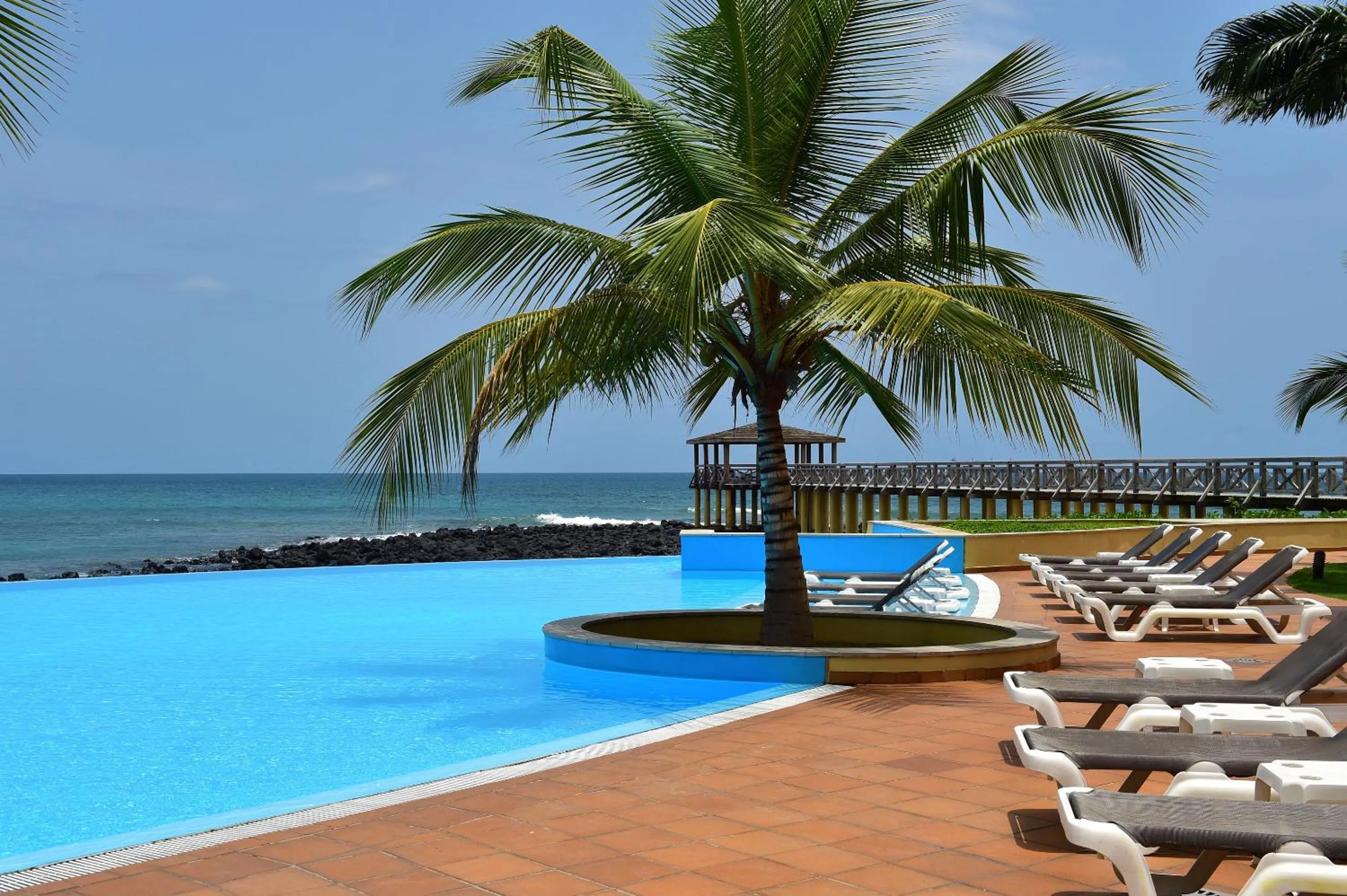 Swimming pool in Pestana Sao Tome