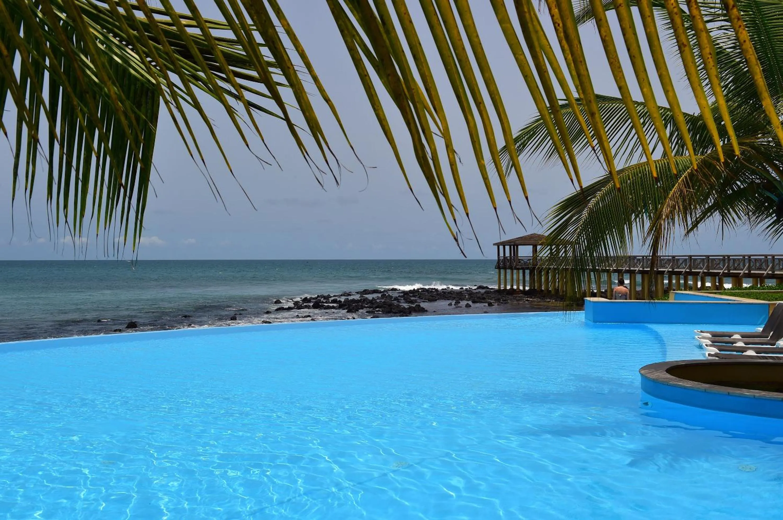 Swimming pool in Pestana Sao Tome