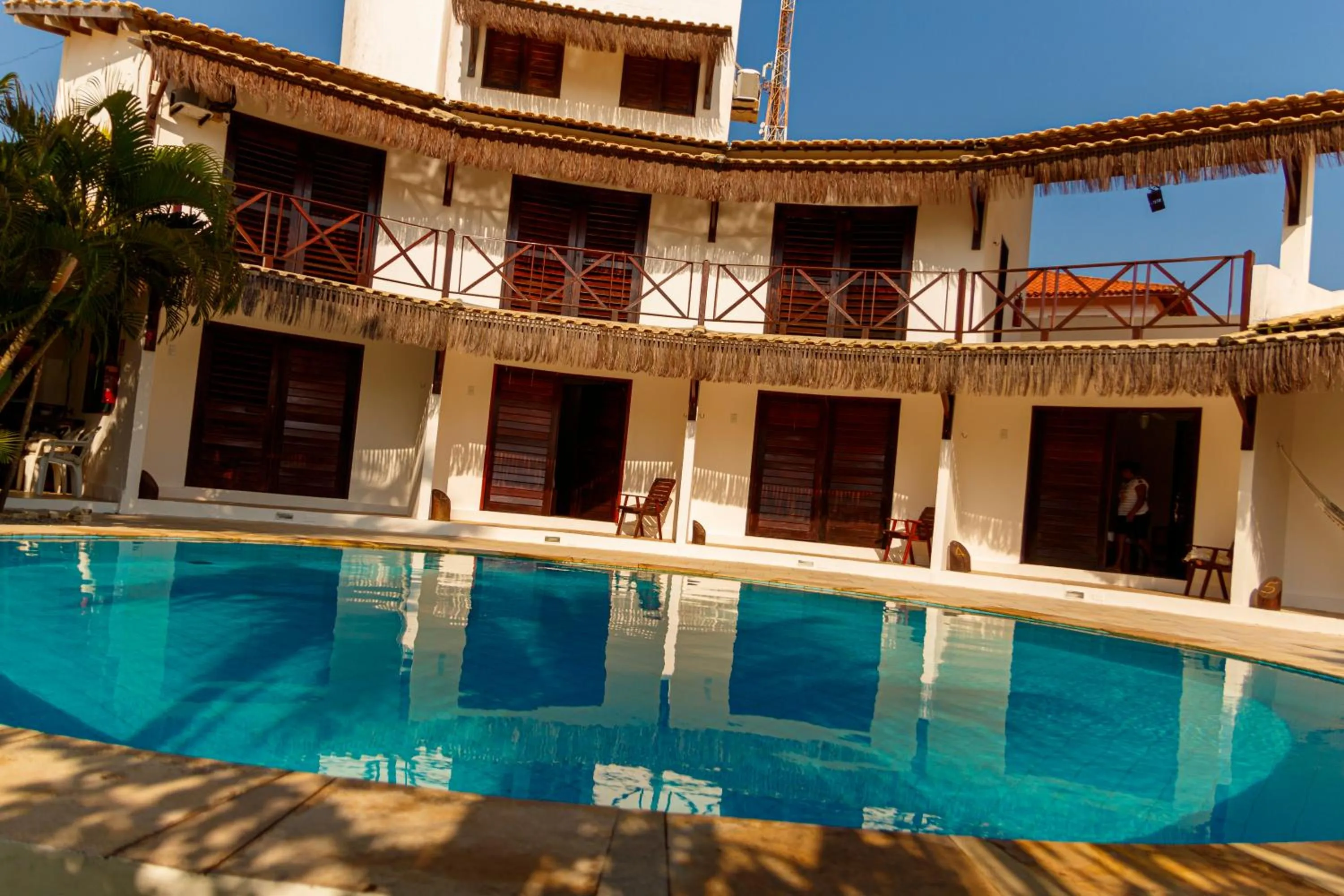 Pool view in Pousada Porto Azul