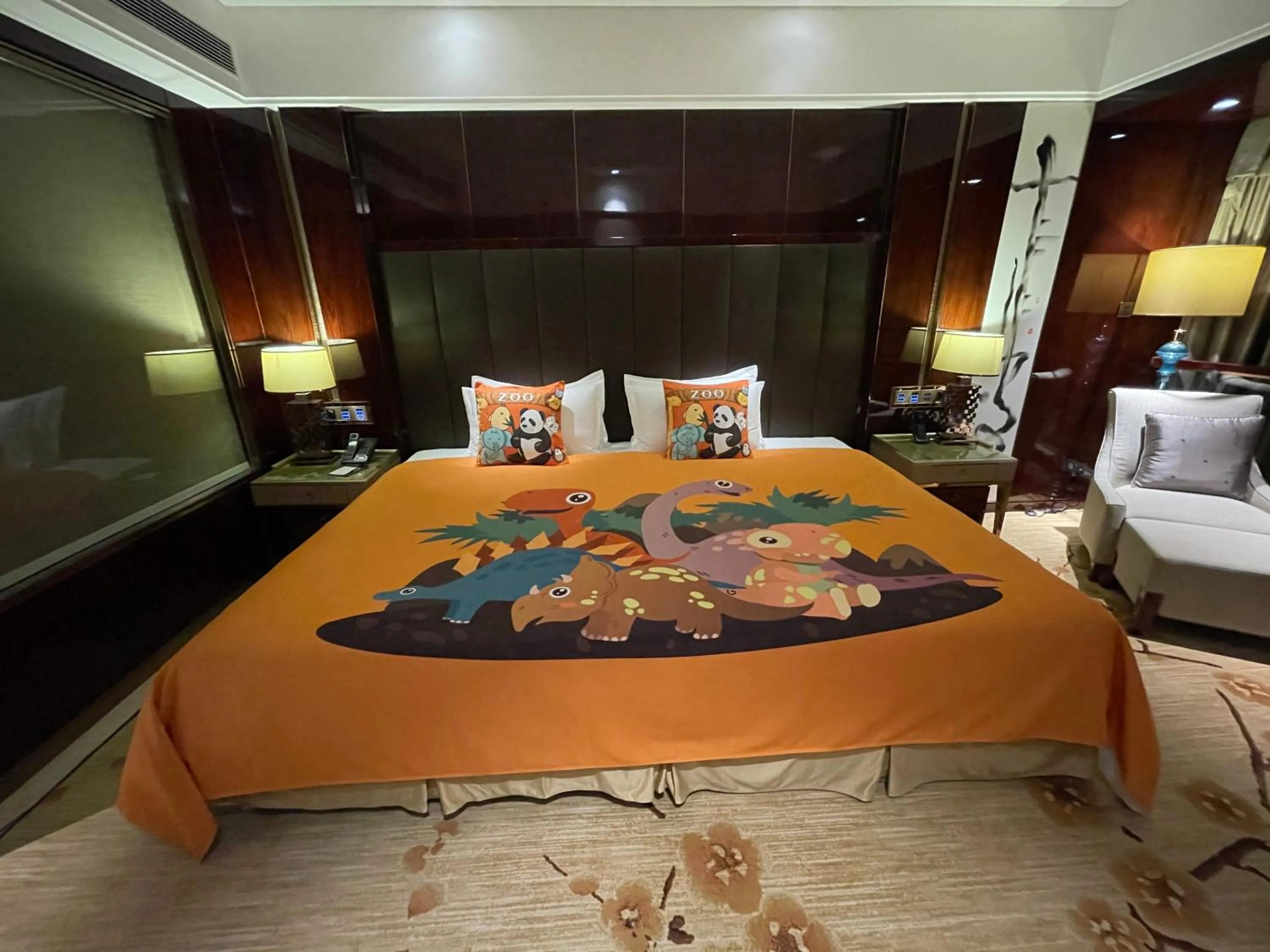 Bed in Estandon Hotel Guangzhou