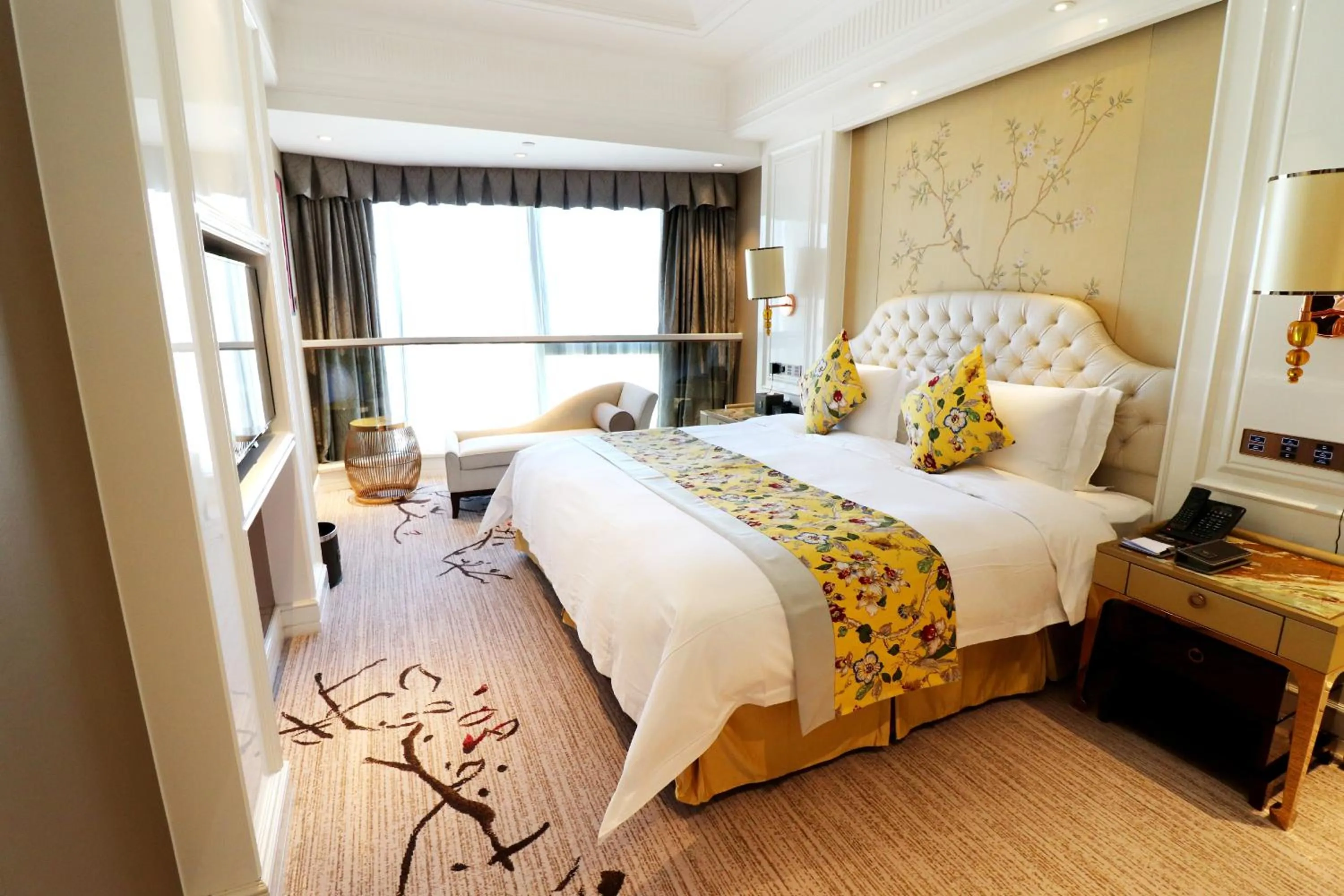 Bed in Estandon Hotel Guangzhou