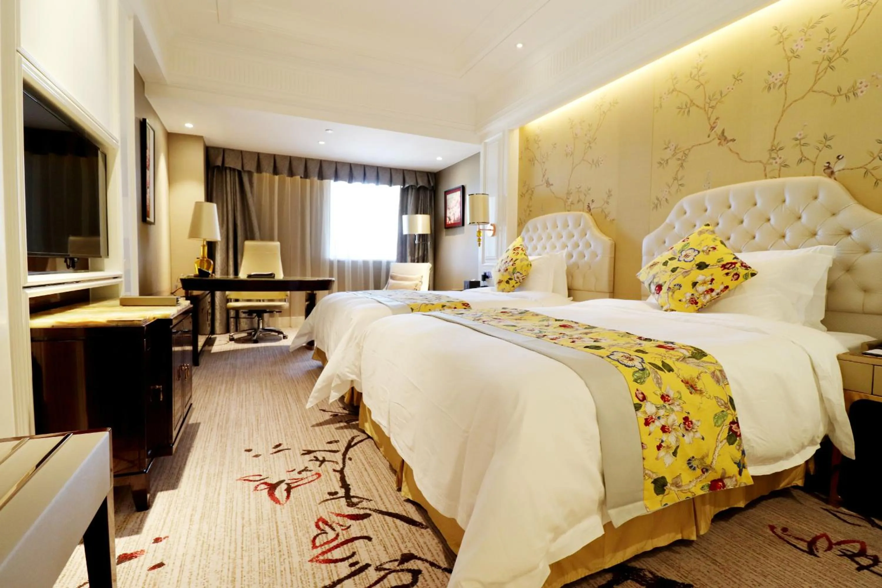 Bed in Estandon Hotel Guangzhou