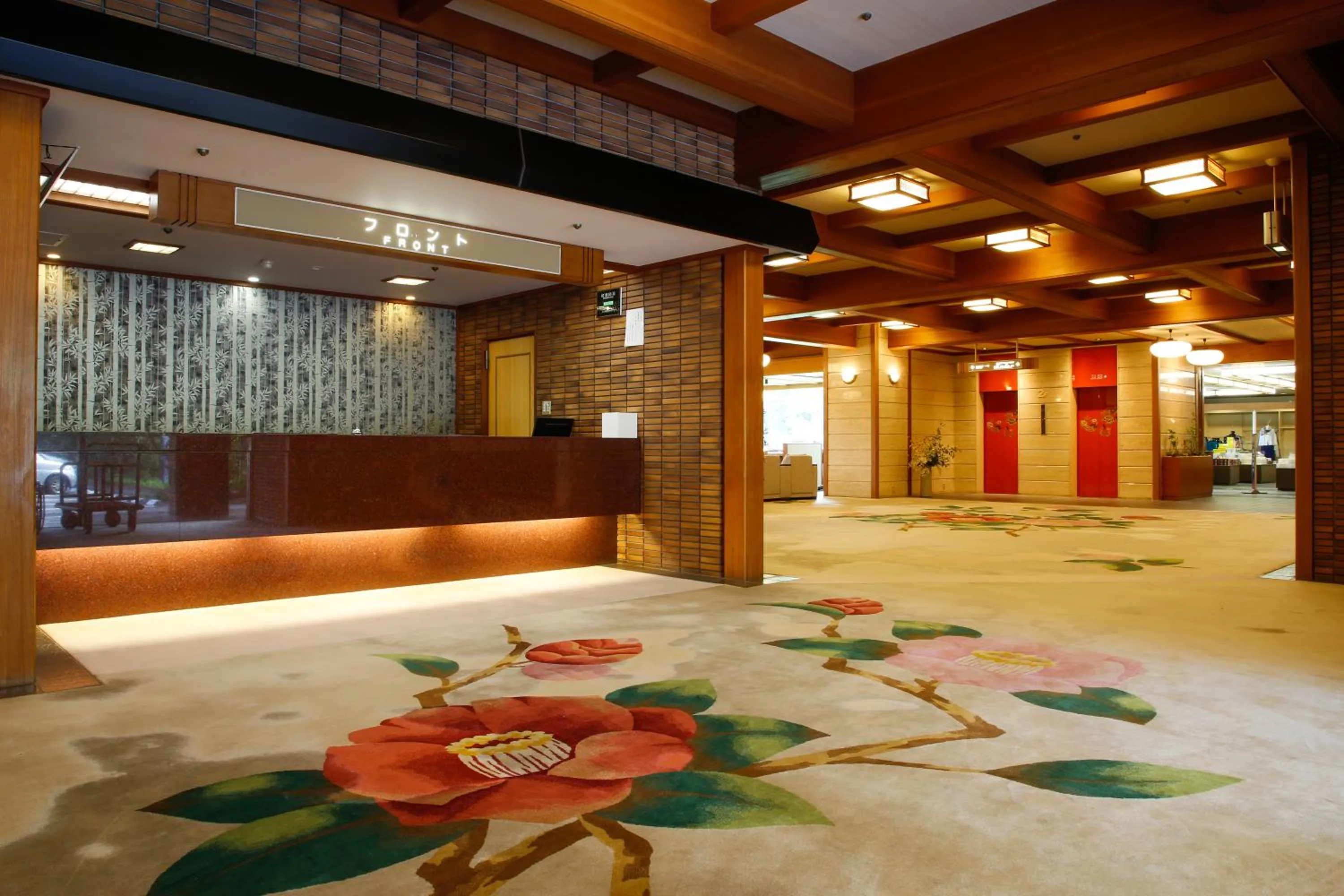 Lobby or reception, Bed in Yamanaka Onsen Hanatsubaki