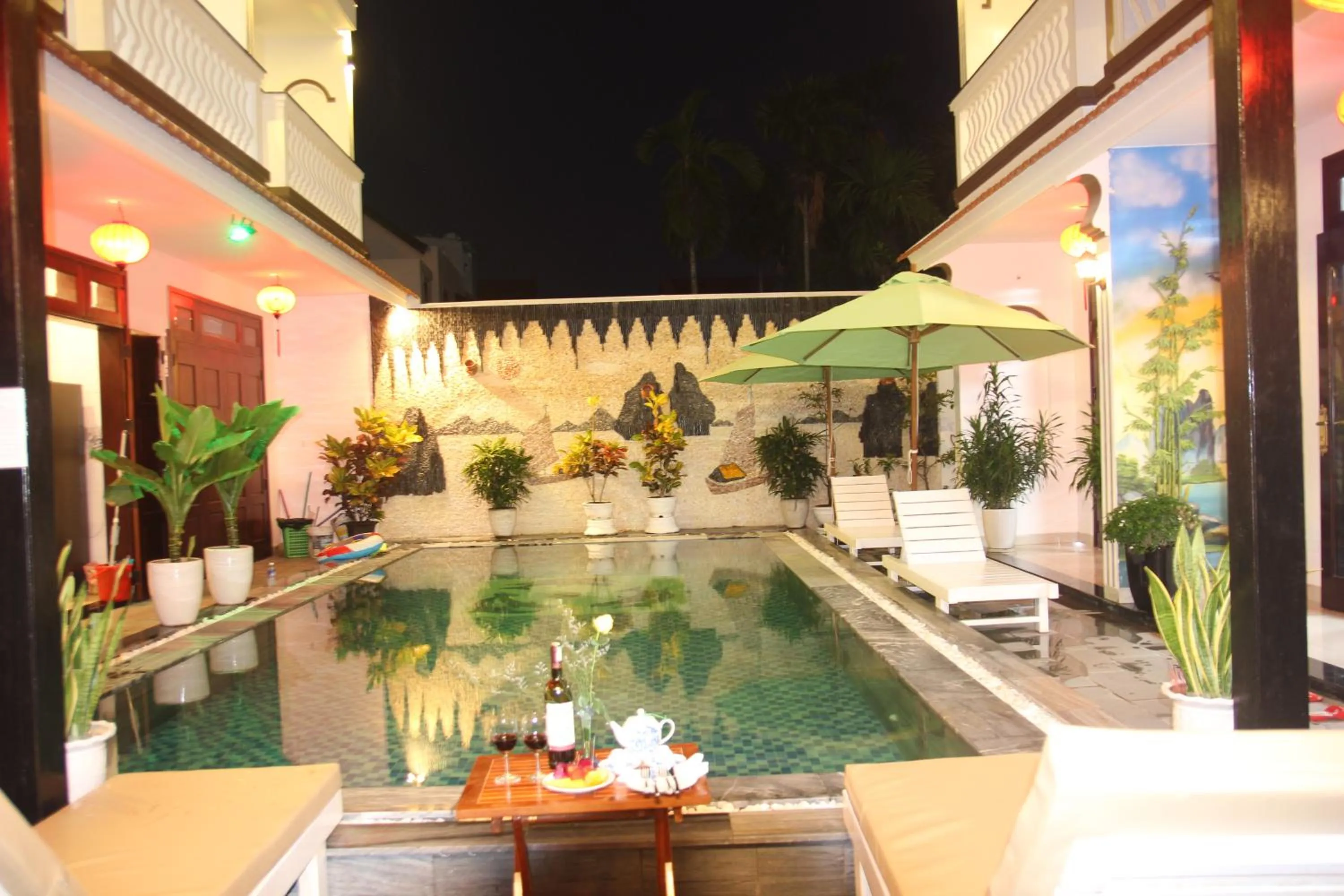 Swimming pool in Green Island Villa Hoi An