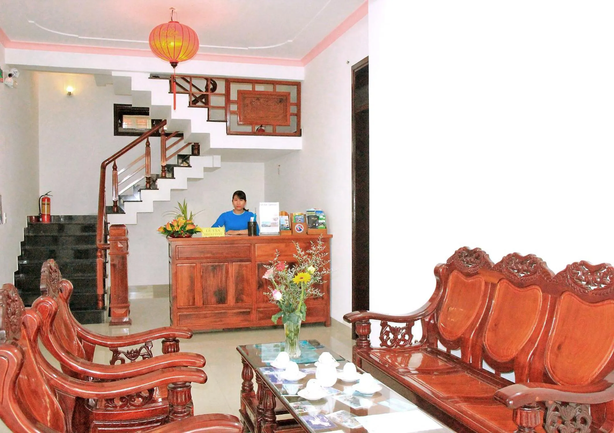 Lobby or reception in Green Island Villa Hoi An