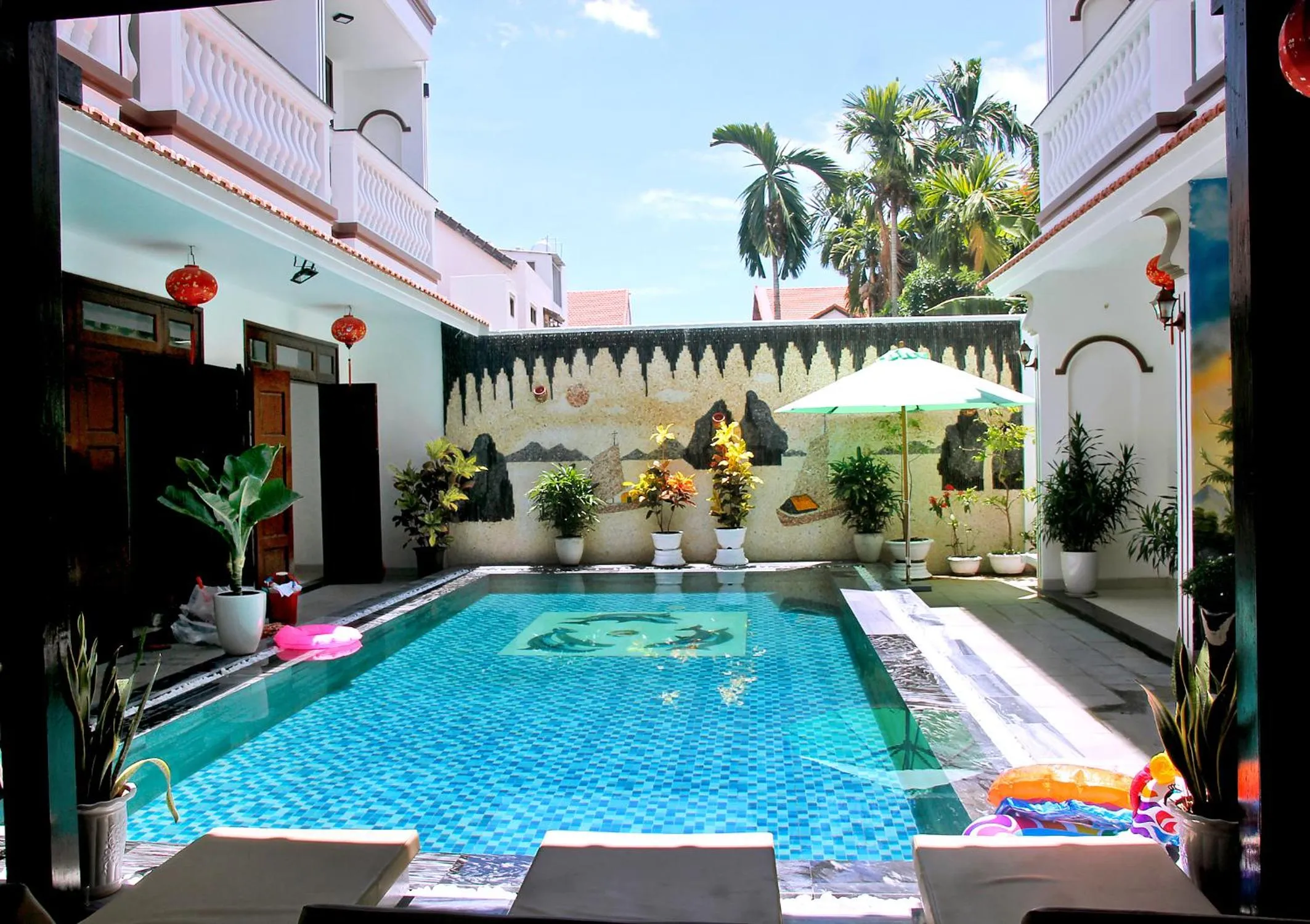 Swimming pool in Green Island Villa Hoi An