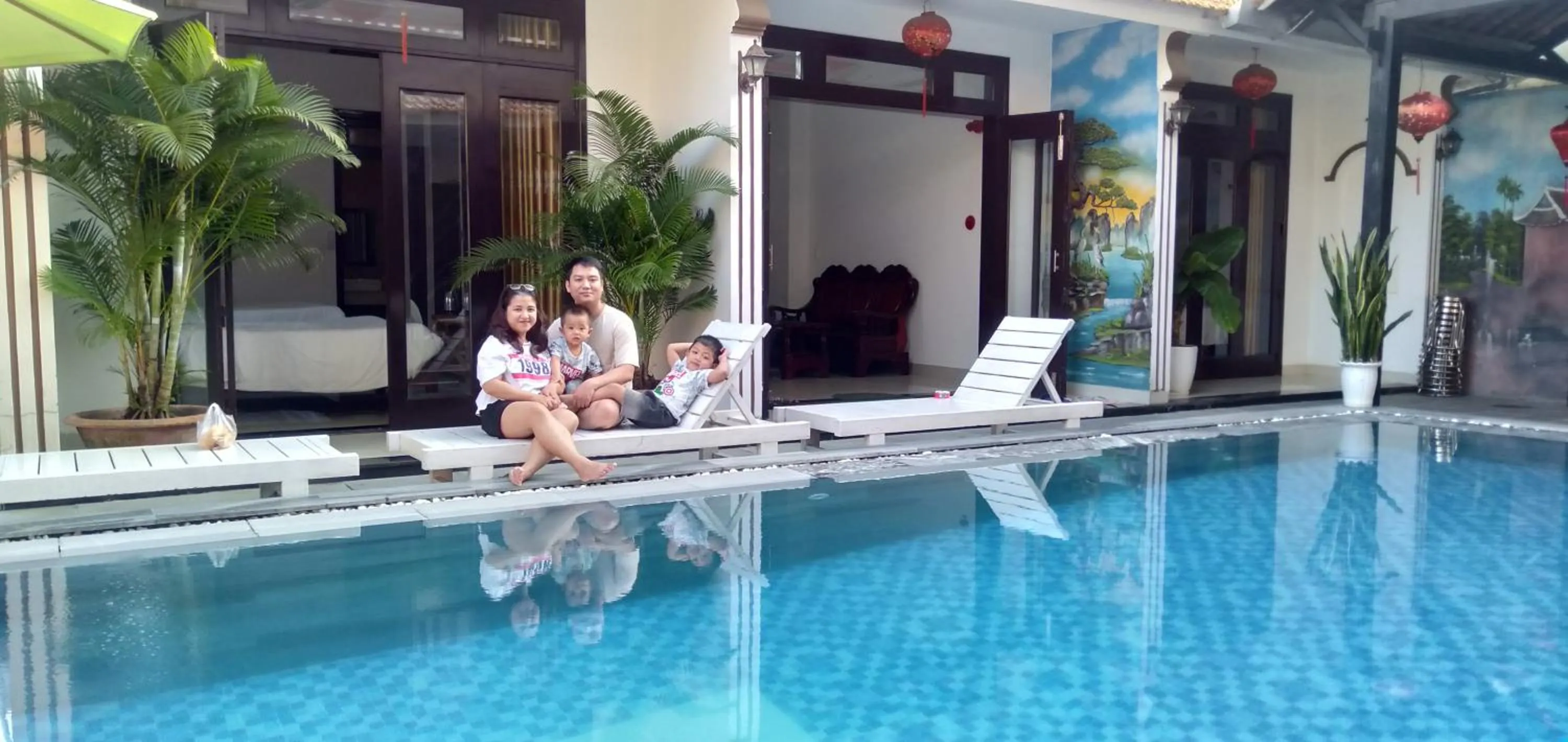Swimming pool in Green Island Villa Hoi An
