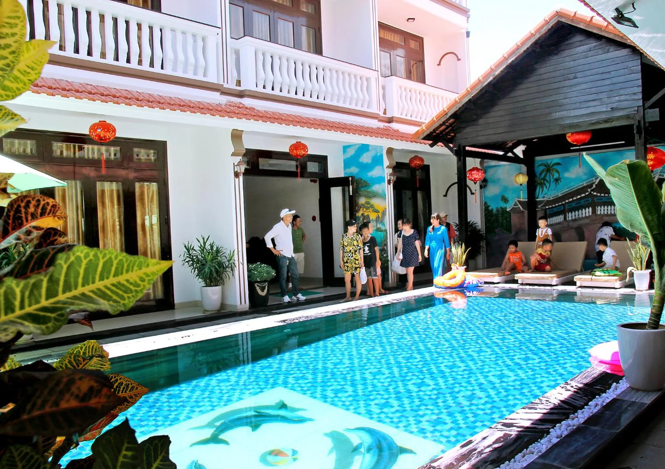 Swimming pool in Green Island Villa Hoi An