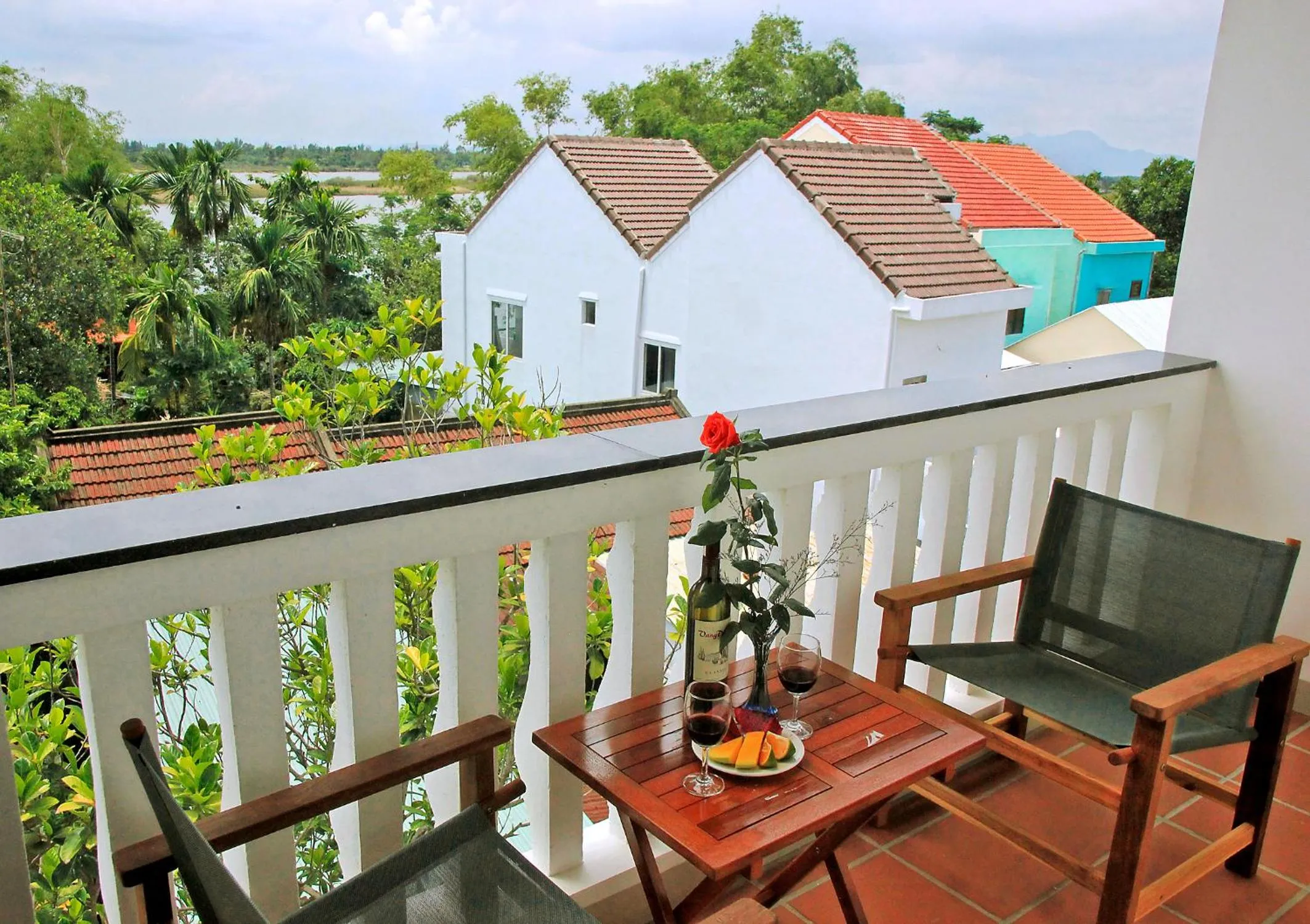 Balcony/Terrace in Green Island Villa Hoi An