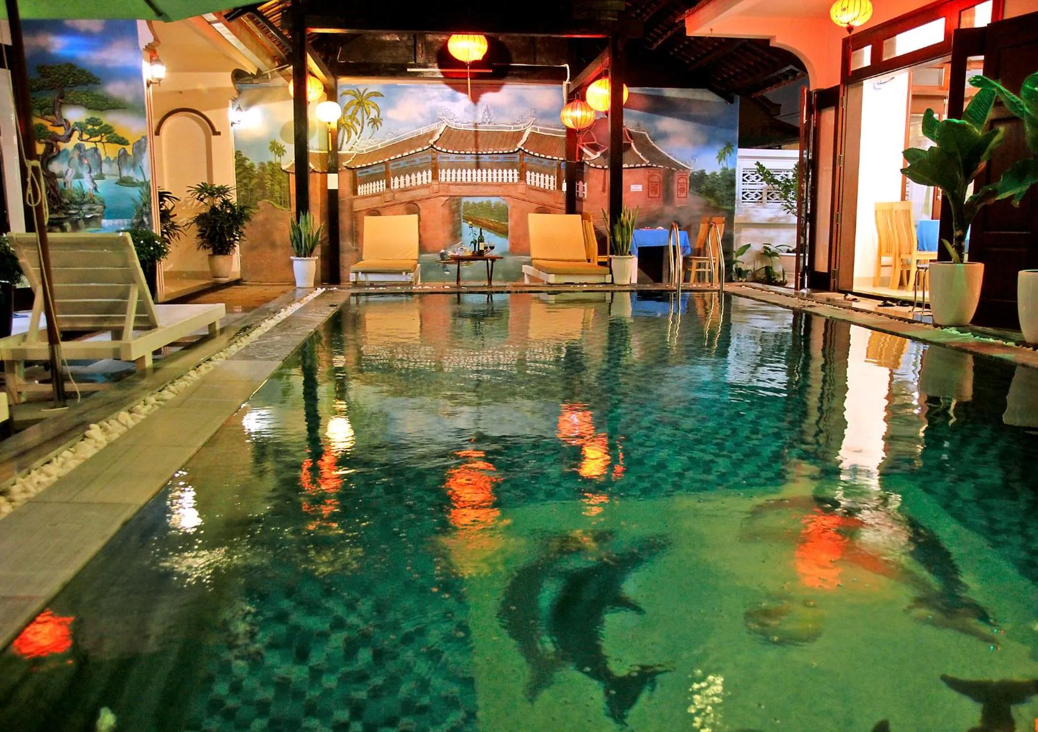 Swimming pool in Green Island Villa Hoi An