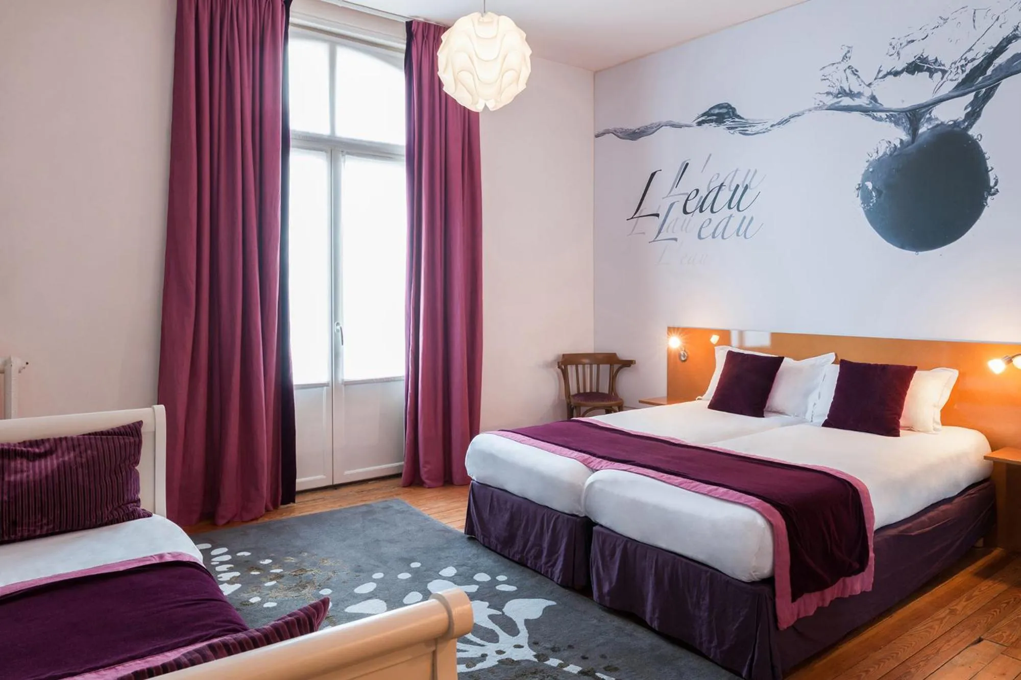 Bed in The Originals Boutique, Hôtel Ô Gayot, Bagnoles-de-l'Orne