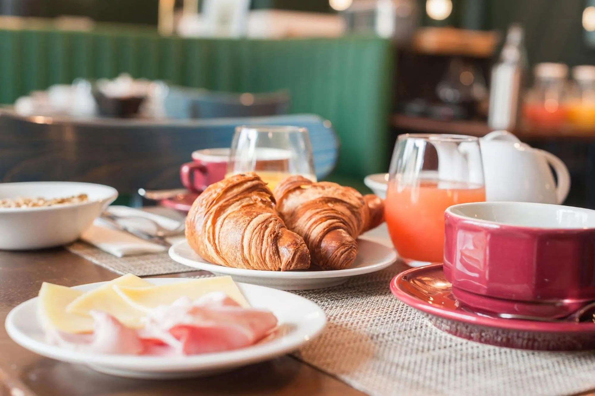 Continental breakfast in The Originals Boutique, Hôtel Ô Gayot, Bagnoles-de-l'Orne