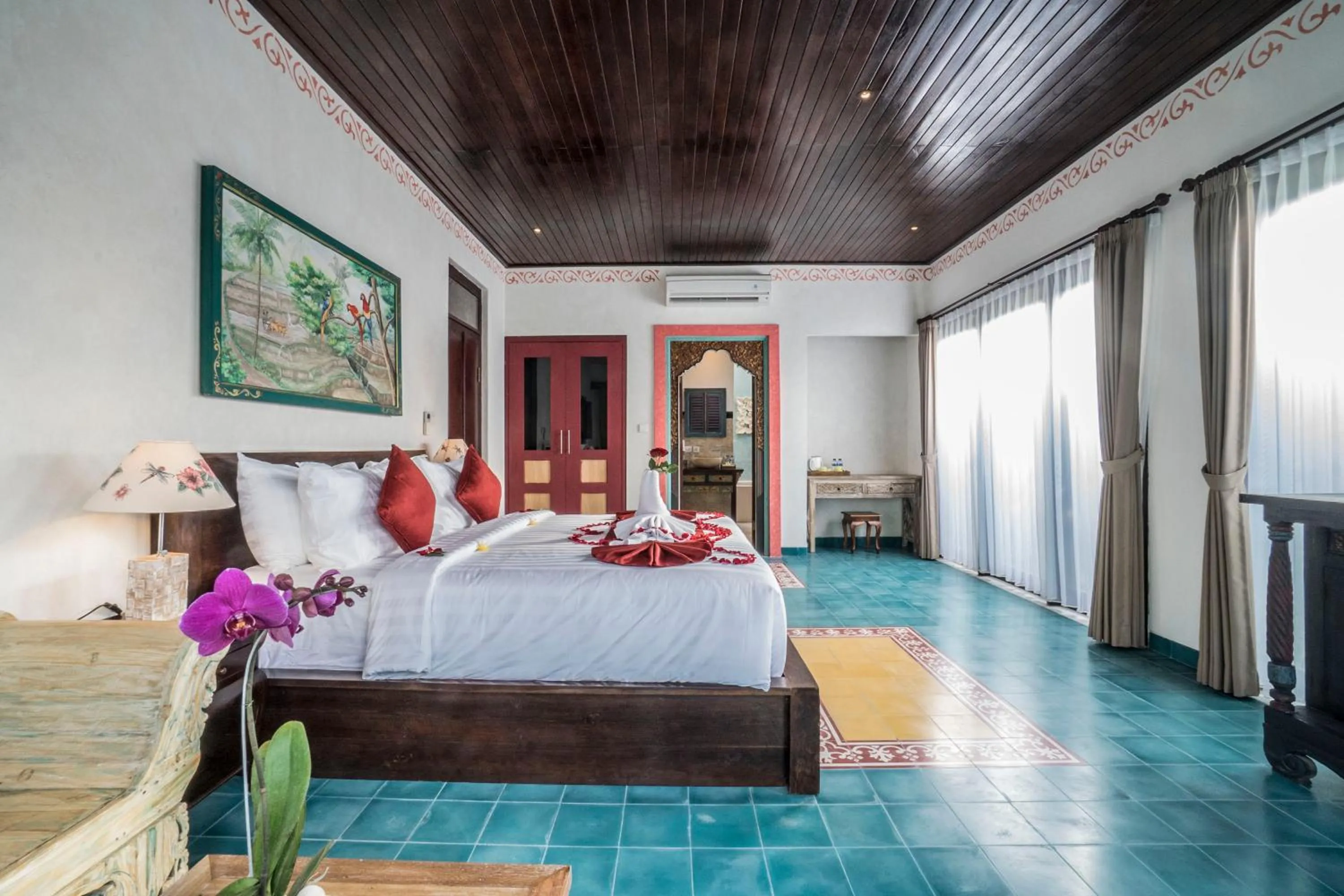 Photo of the whole room, Bed in Villa Tanah Carik by Mahaputra